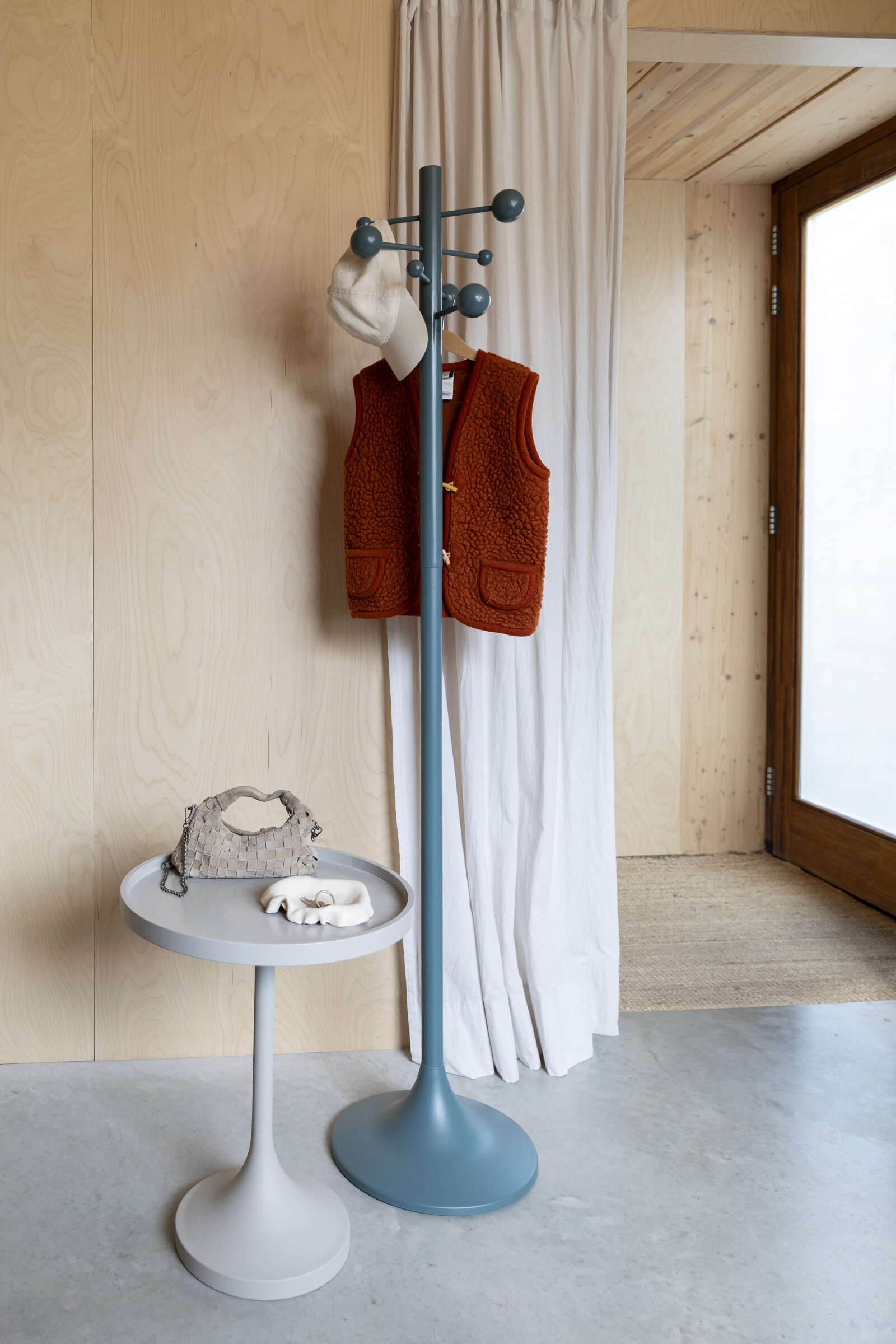 Zuiver Staande Kapstok 'Jason' 175cm hoog, kleur Blauw
