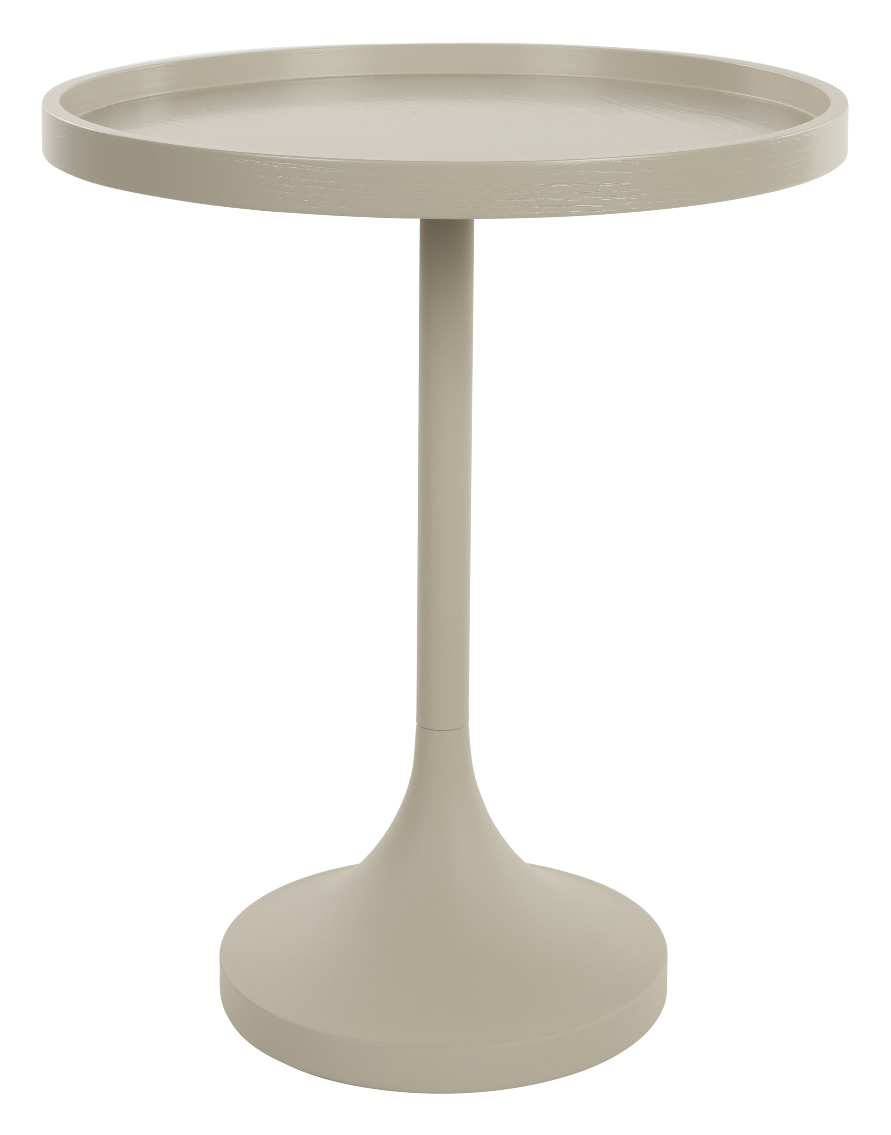 Zuiver Ronde Bijzettafel 'Jason' 46cm, kleur Beige