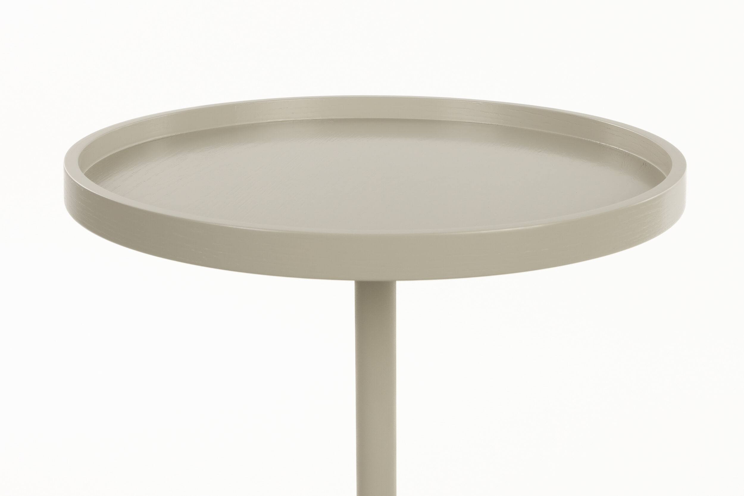 Zuiver Ronde Bijzettafel 'Jason' 46cm, kleur Beige
