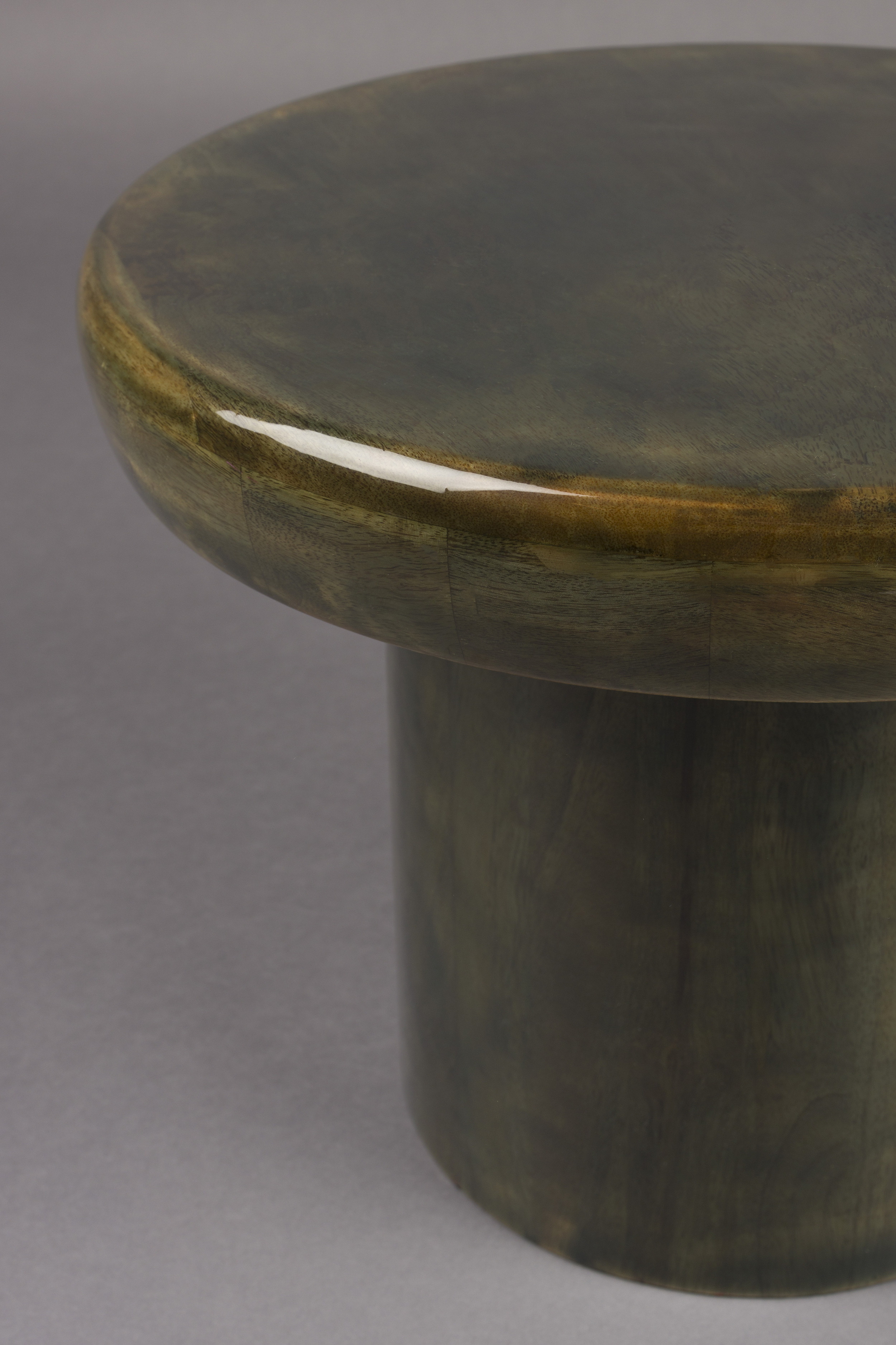 Dutchbone Ronde Bijzettafel 'Mush' Mangohout, 45cm