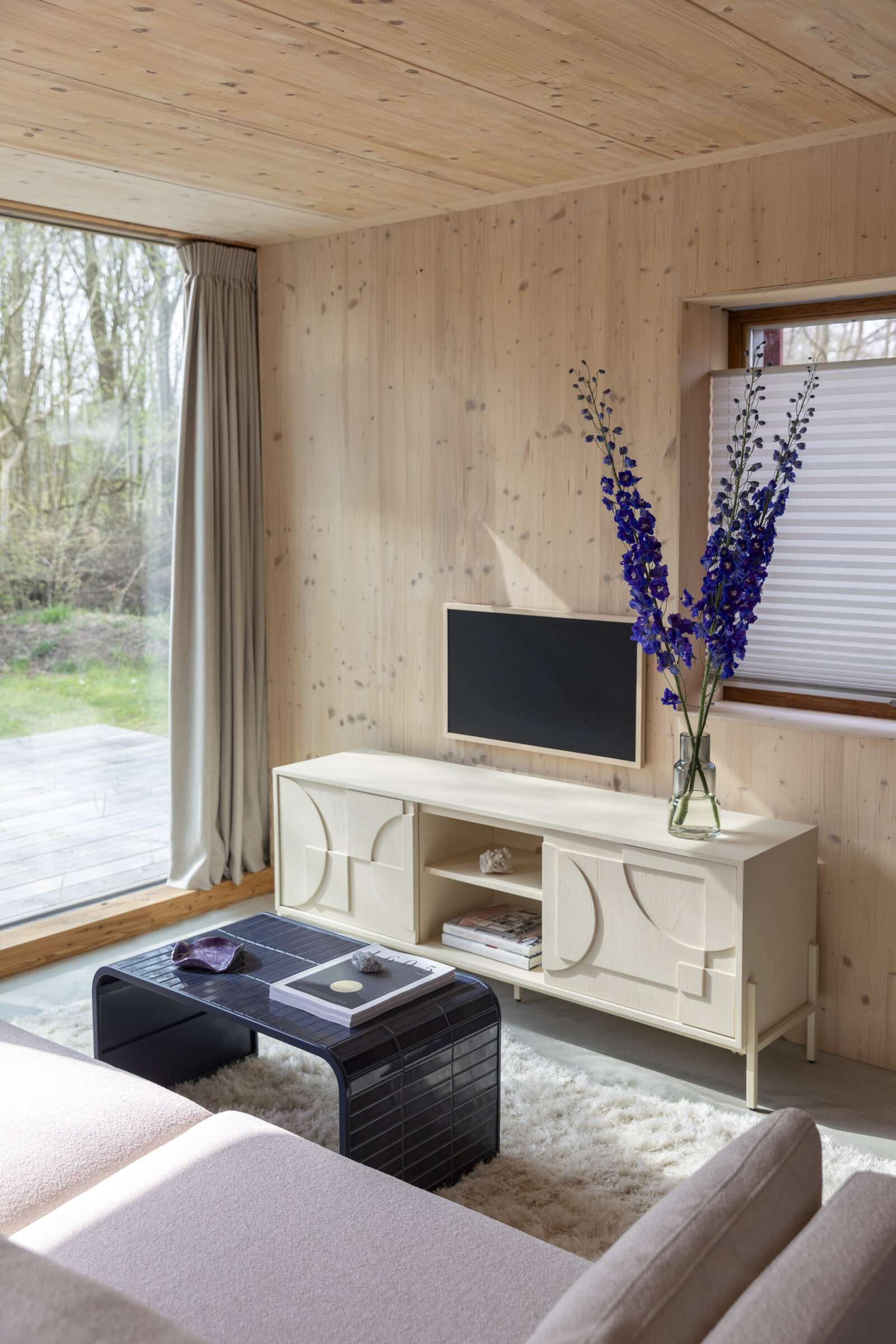 Zuiver Salontafel 'Tiles' 80 x 47cm, kleur Blauw