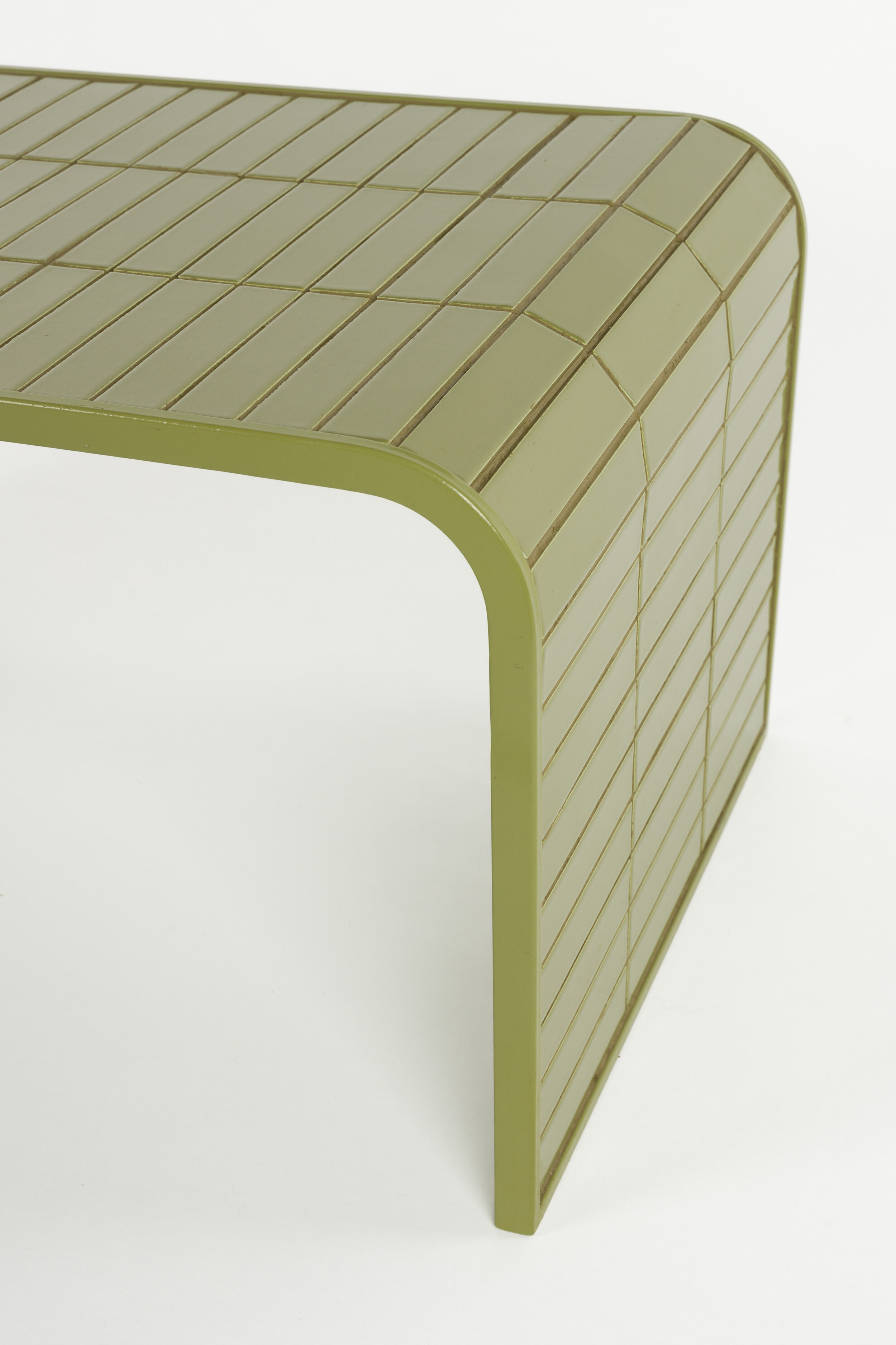 Zuiver Salontafel 'Tiles' 80 x 47cm, kleur Groen