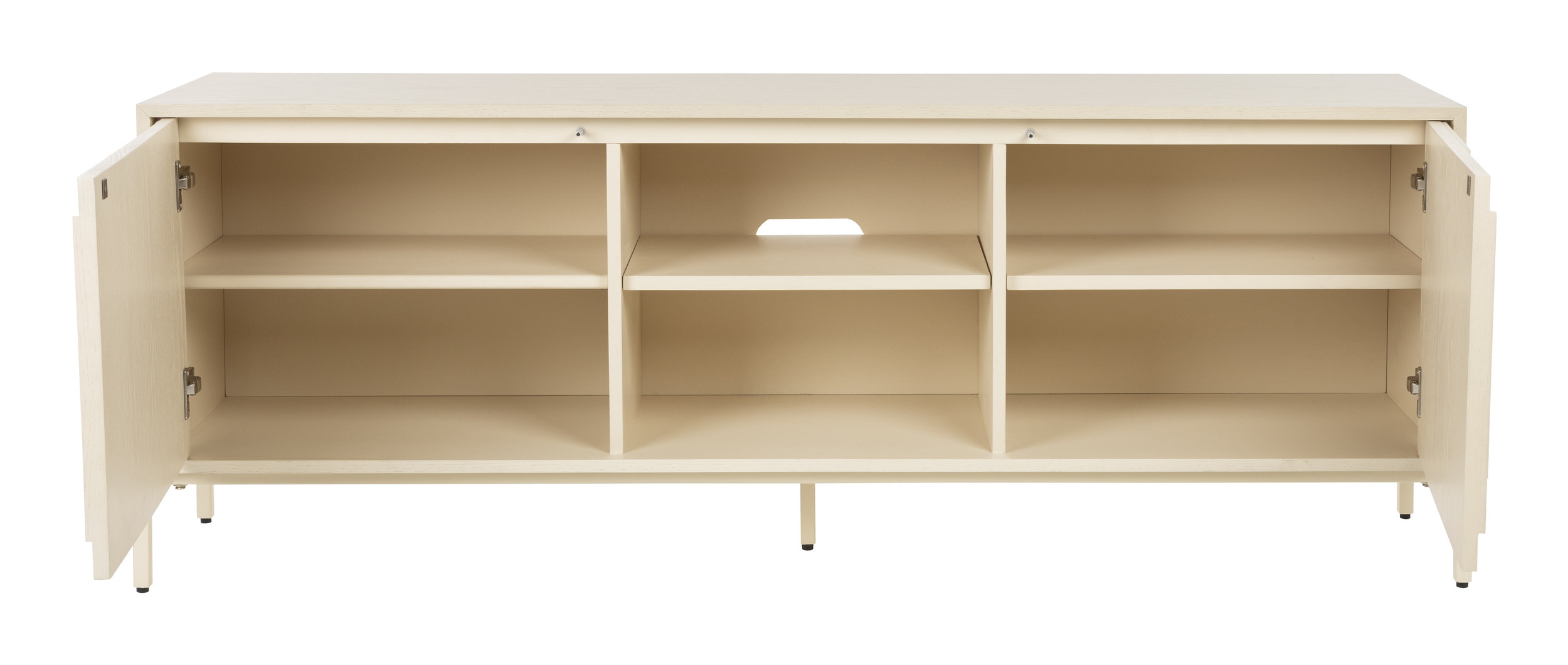 Zuiver TV-meubel 'Faces' Eikenhout, 160cm, kleur Beige