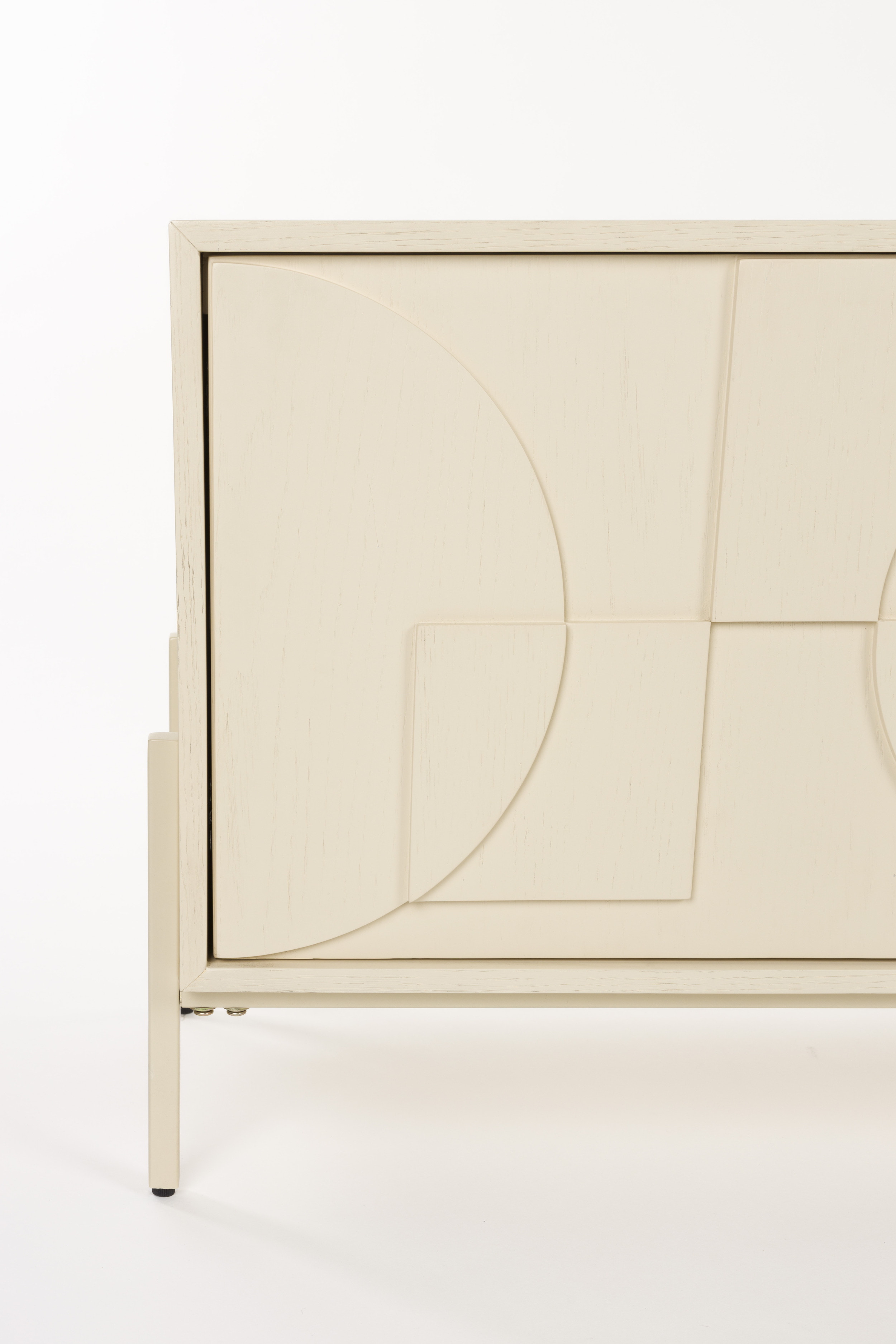 Zuiver TV-meubel 'Faces' Eikenhout, 160cm, kleur Beige