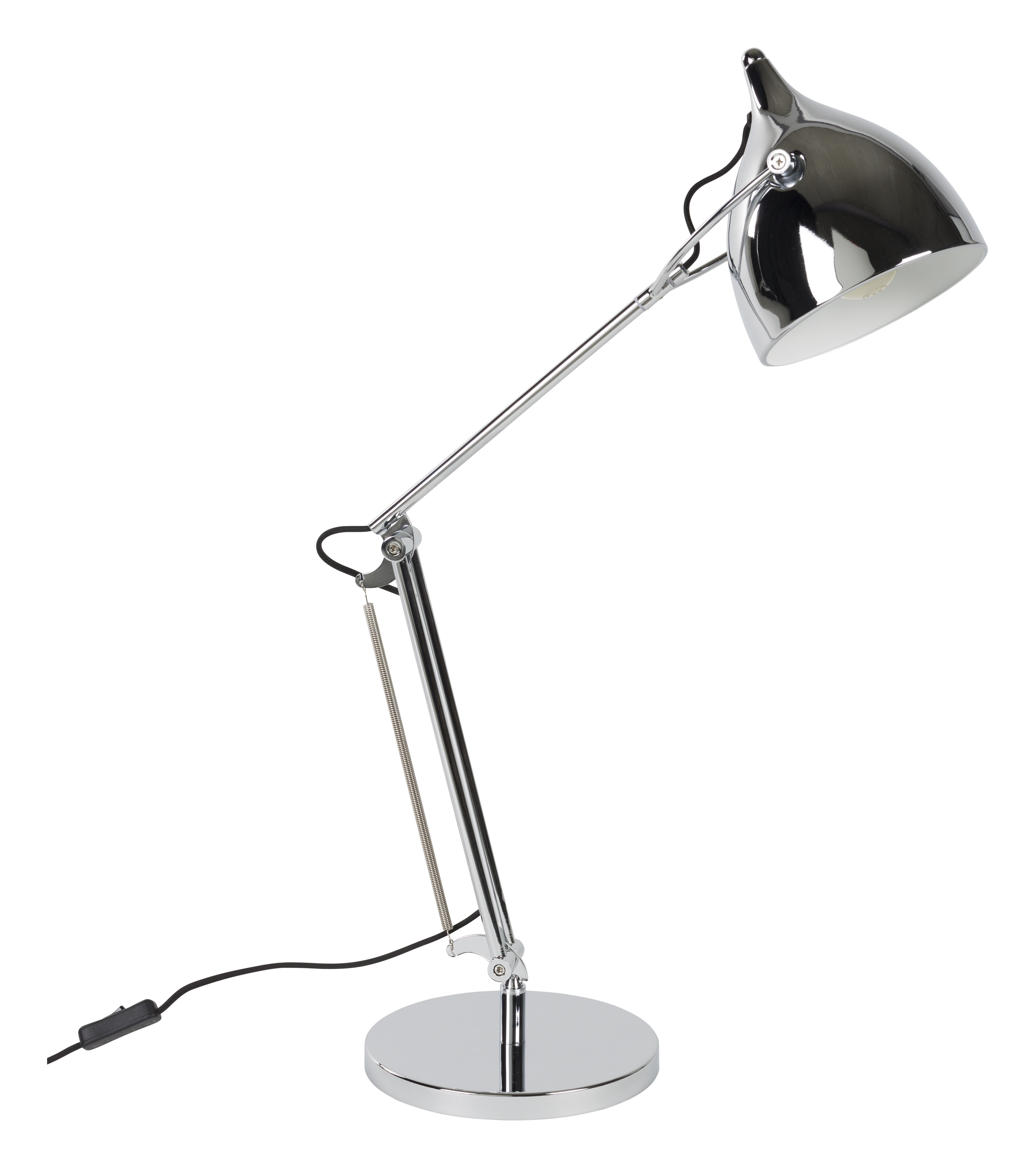 Zuiver Tafellamp 'Reader' kleur Chrome