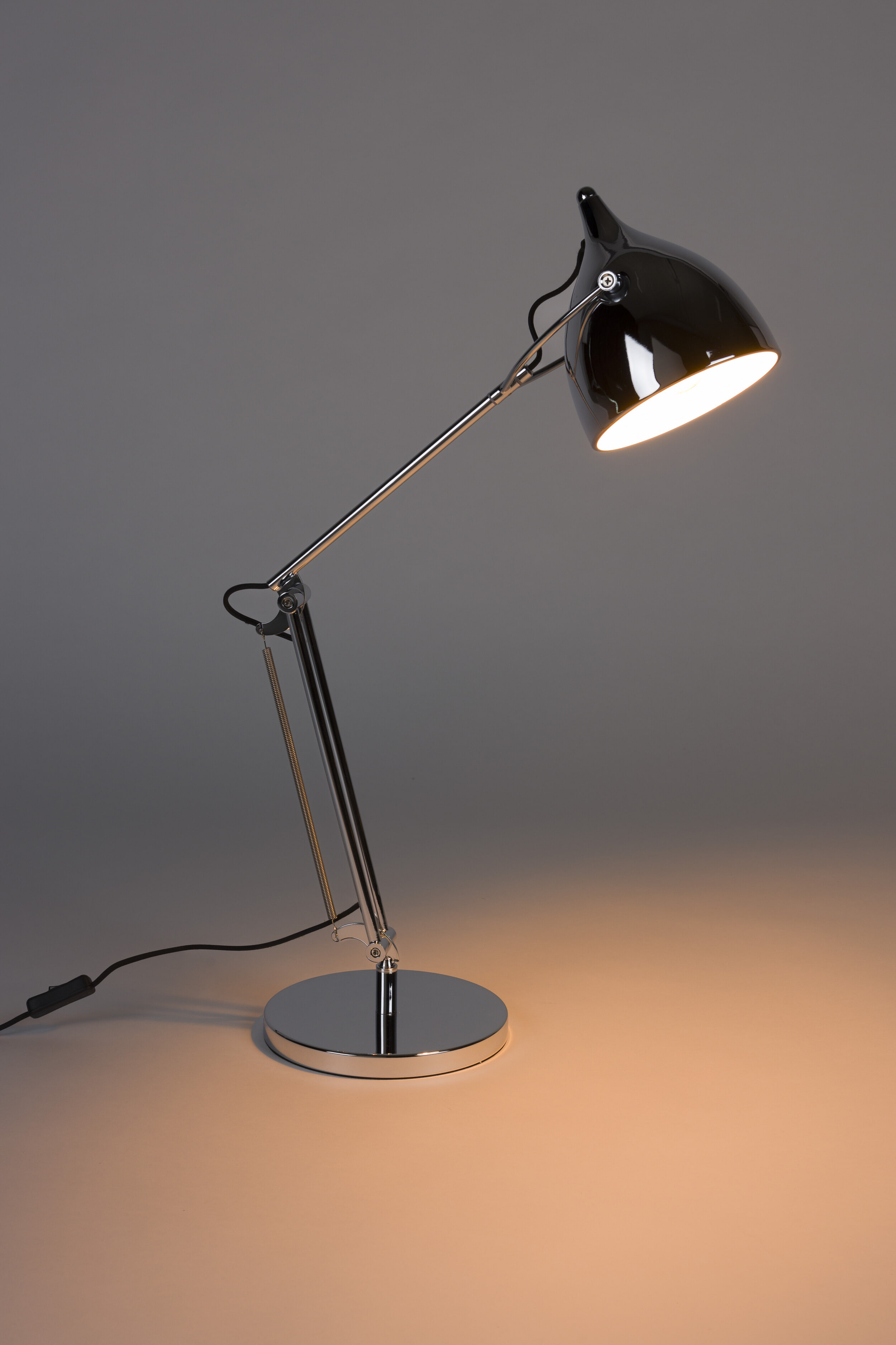 Zuiver Tafellamp 'Reader' kleur Chrome