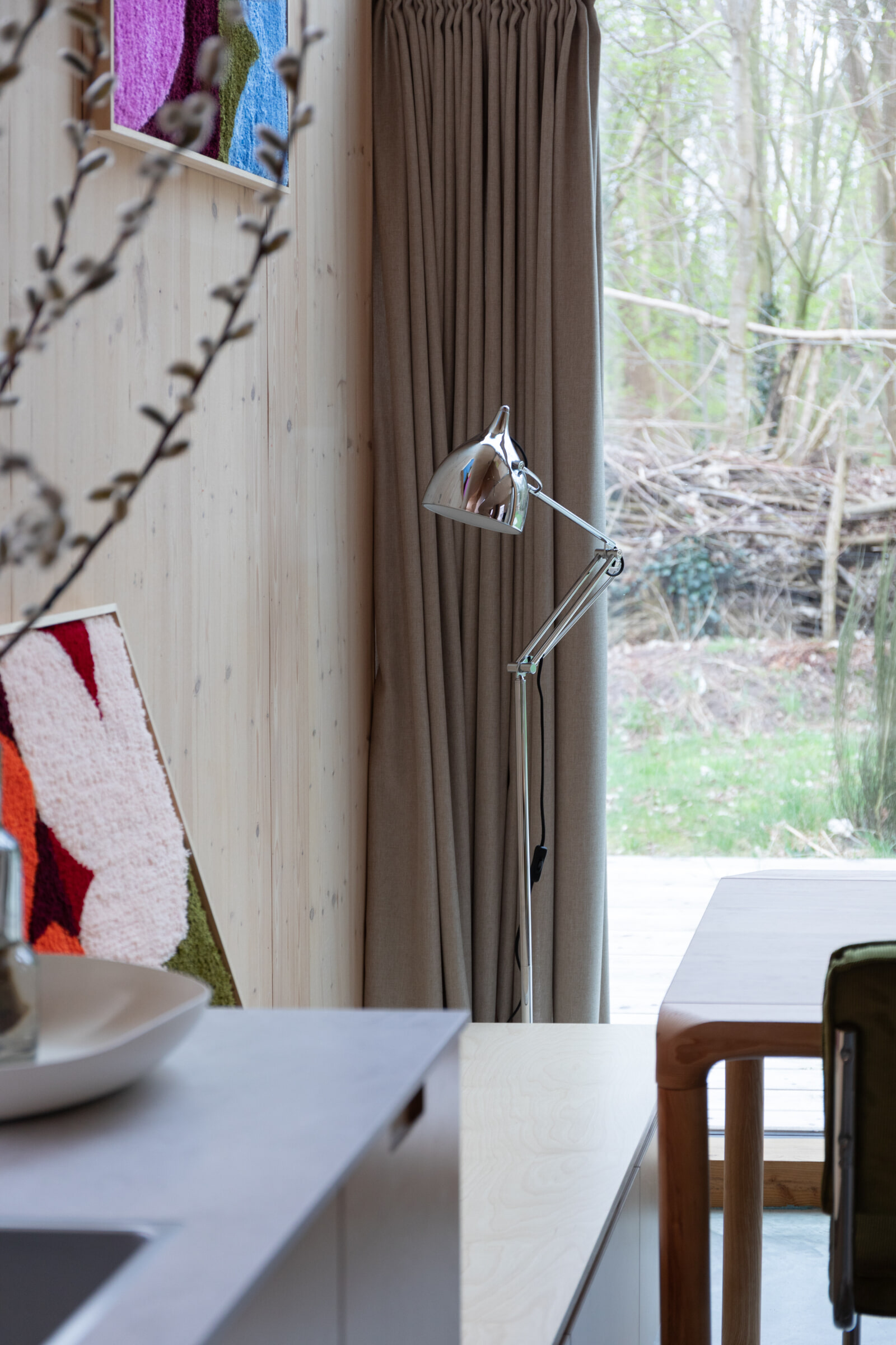 Zuiver Vloerlamp 'Reader' kleur Chrome