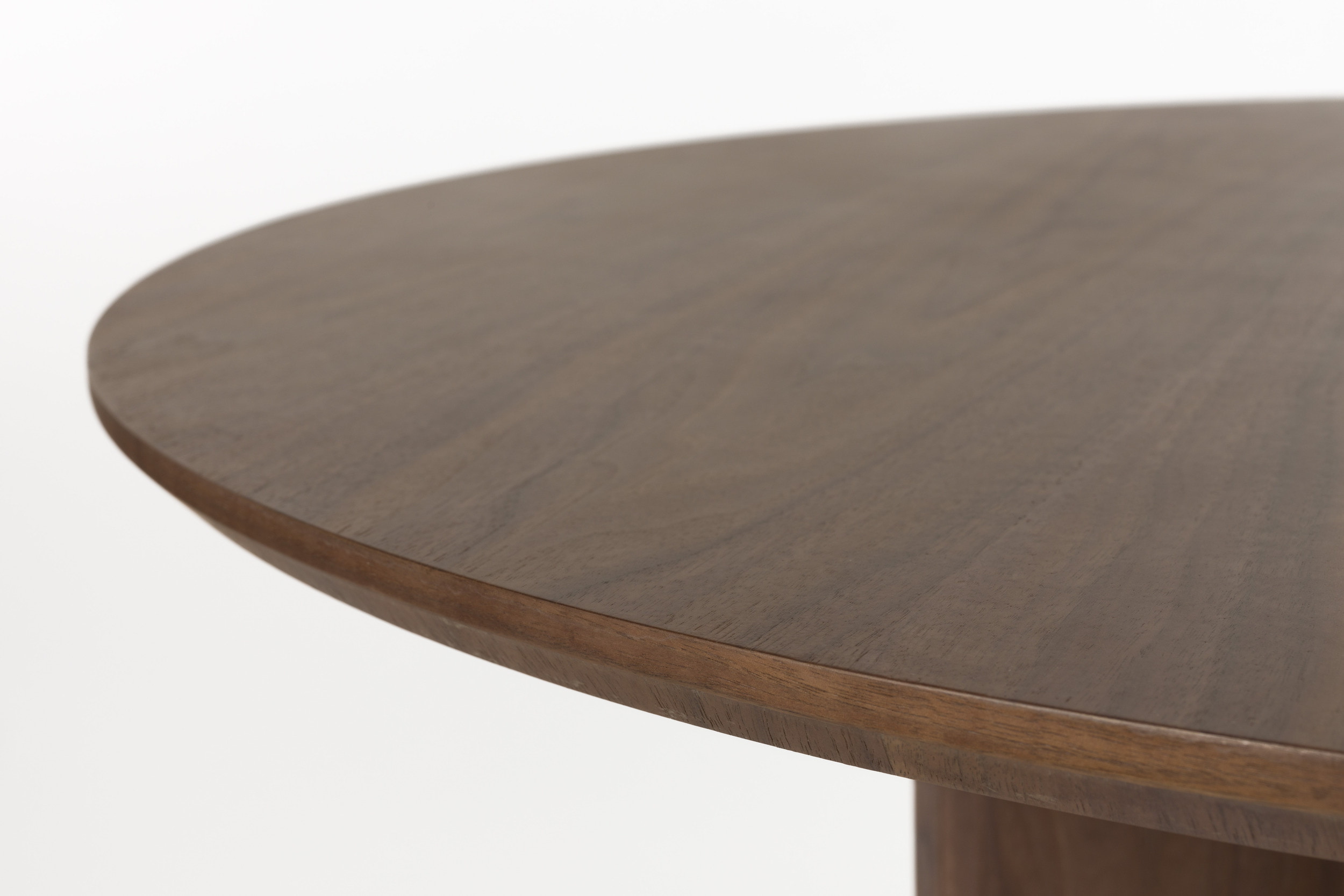 ZILT Ronde Eettafel 'Nhan' MDF, 120cm, kleur Walnoot