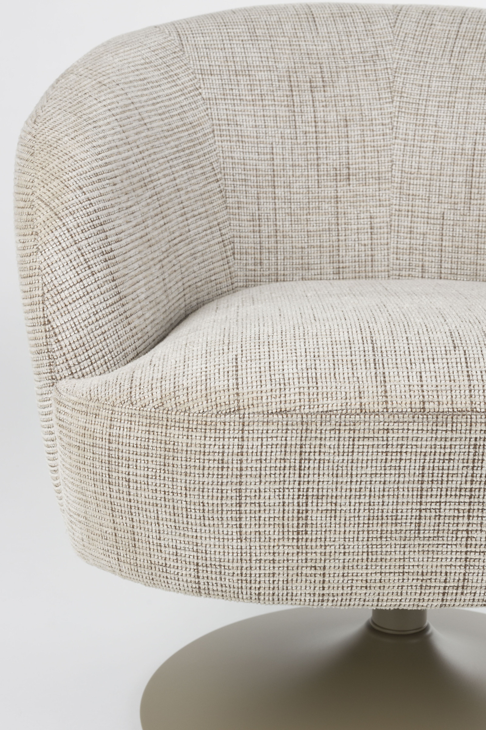 ZILT Draaifauteuil 'Sherra' Geweven stof
