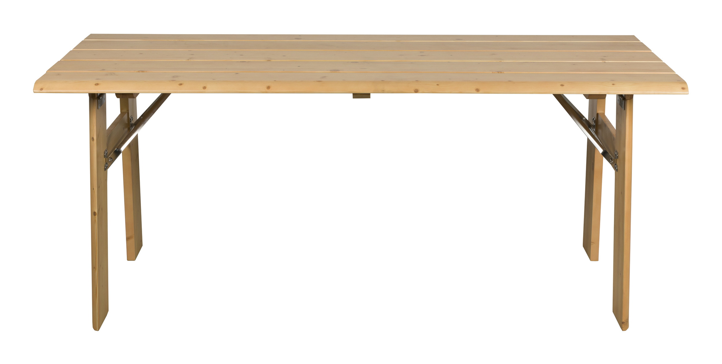 Zuiver Inklapbare Picknicktafel 'Avenue' 180 x 79cm, kleur Naturel
