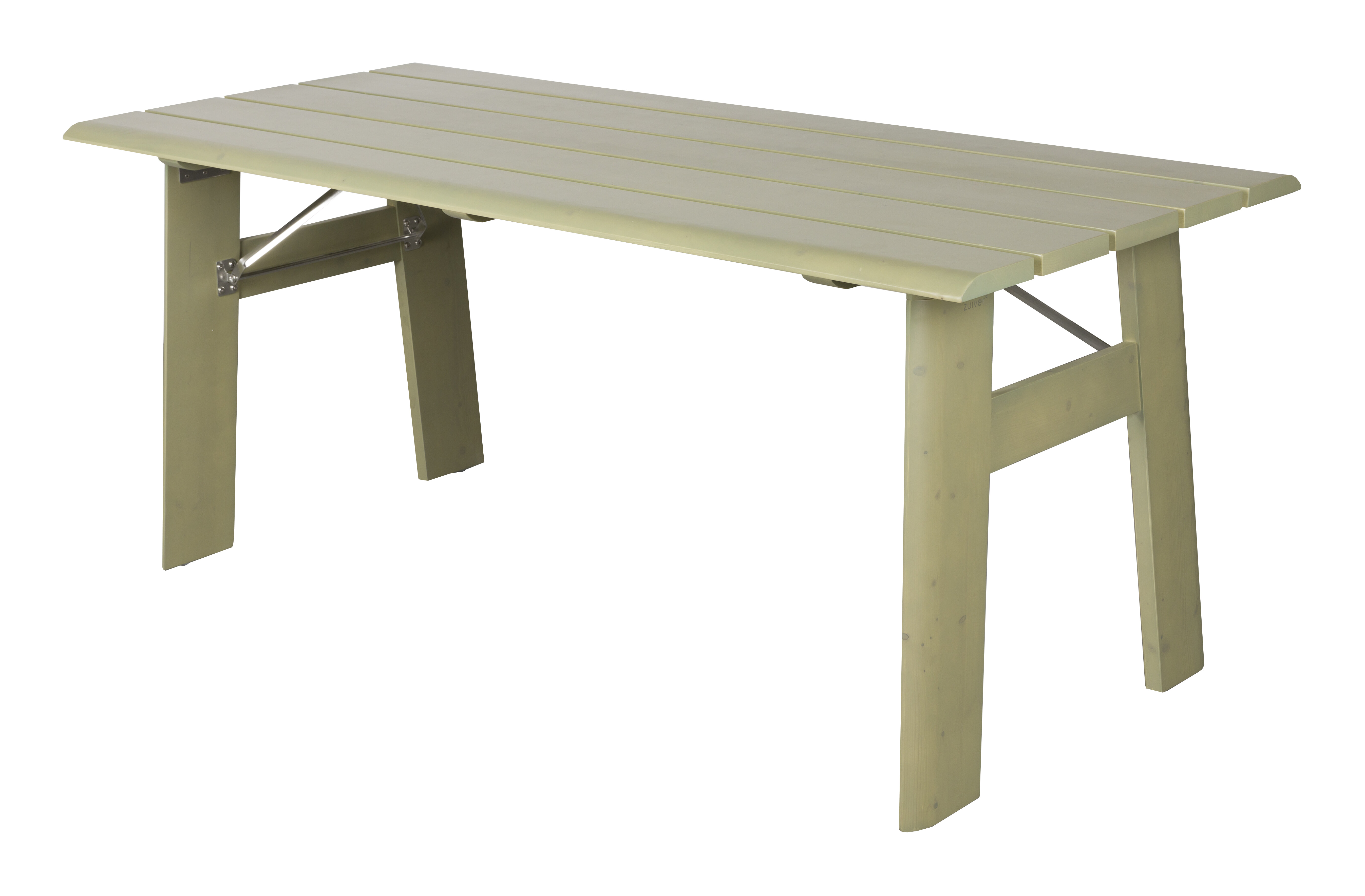 Zuiver Inklapbare Picknicktafel 'Avenue' 180 x 79cm, kleur Desert Sage