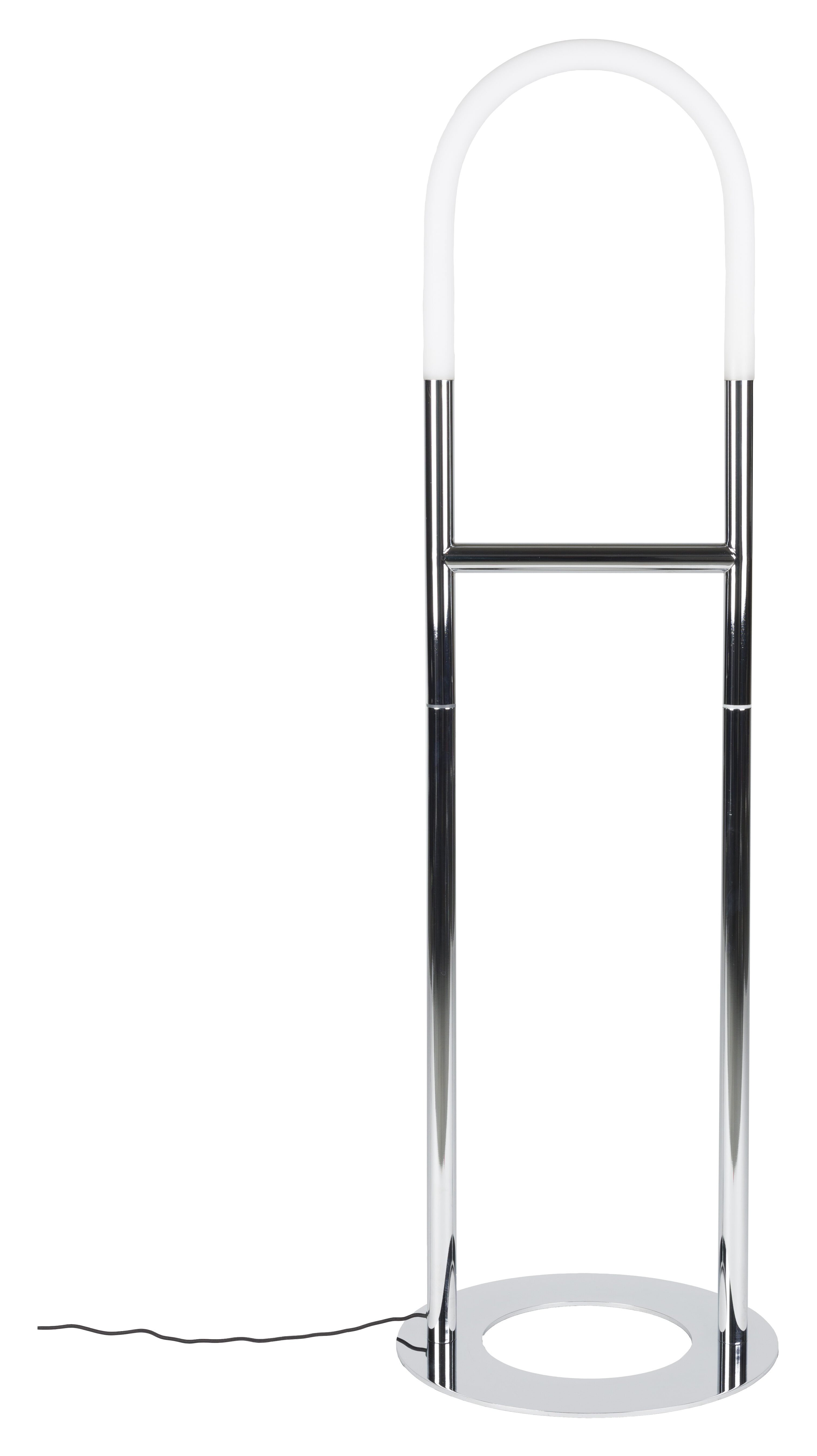 Zuiver Vloerlamp 'Arch' 135cm, kleur Chroom