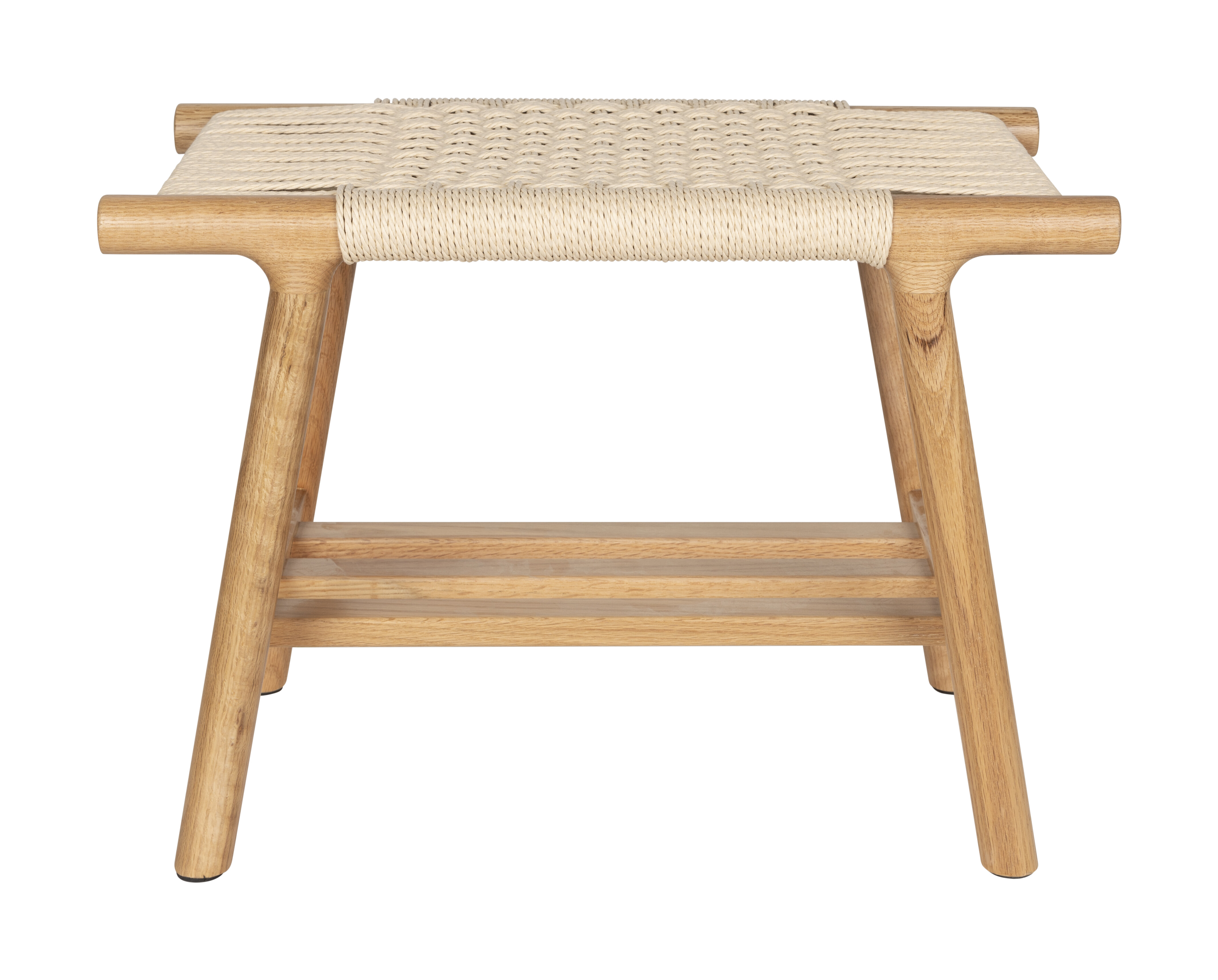 Dutchbone Krukje 'Kintaro' Eikenhout en touw