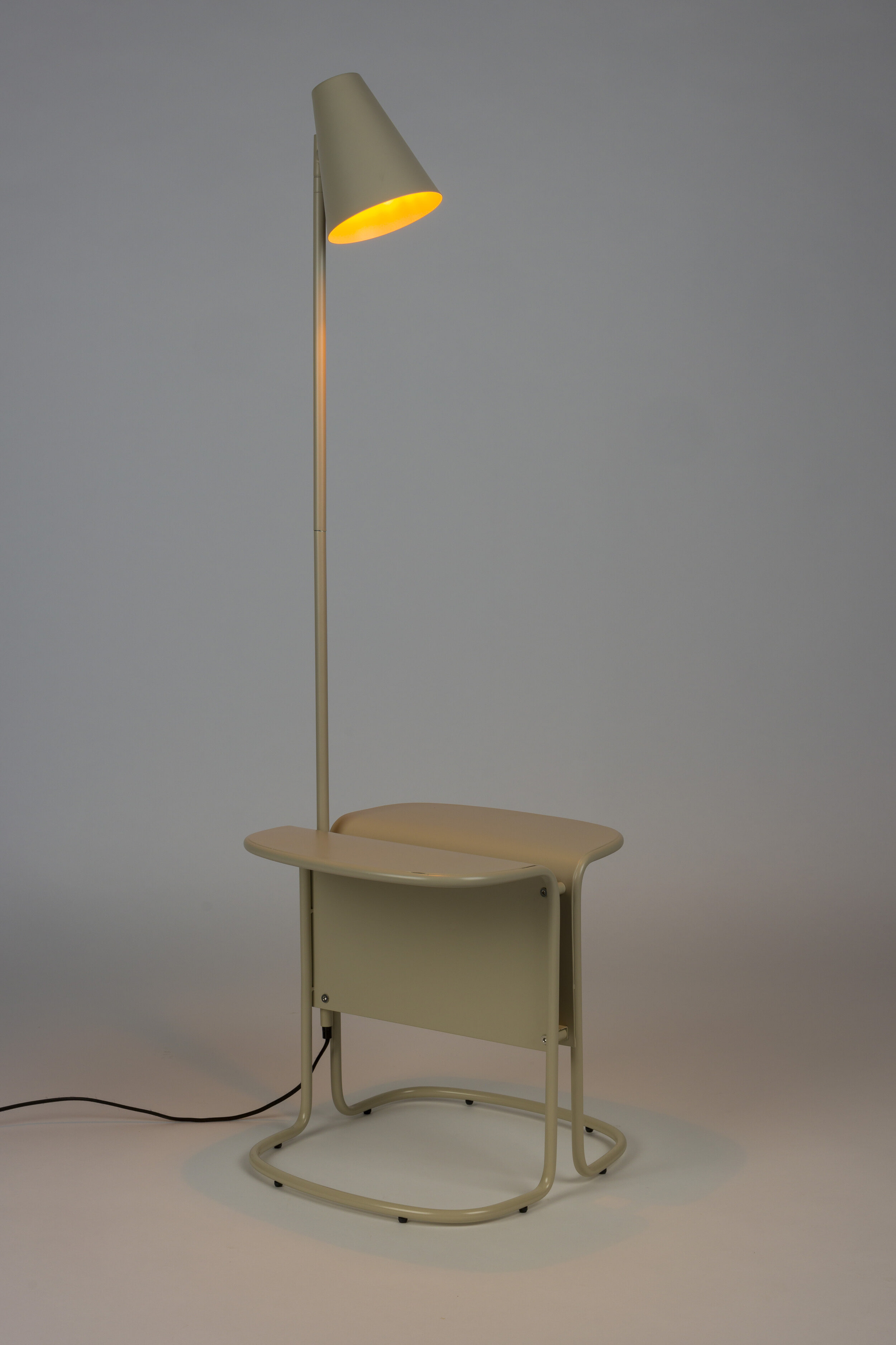 Zuiver Vloerlamp 'Lustor' 130cm, kleur Beige