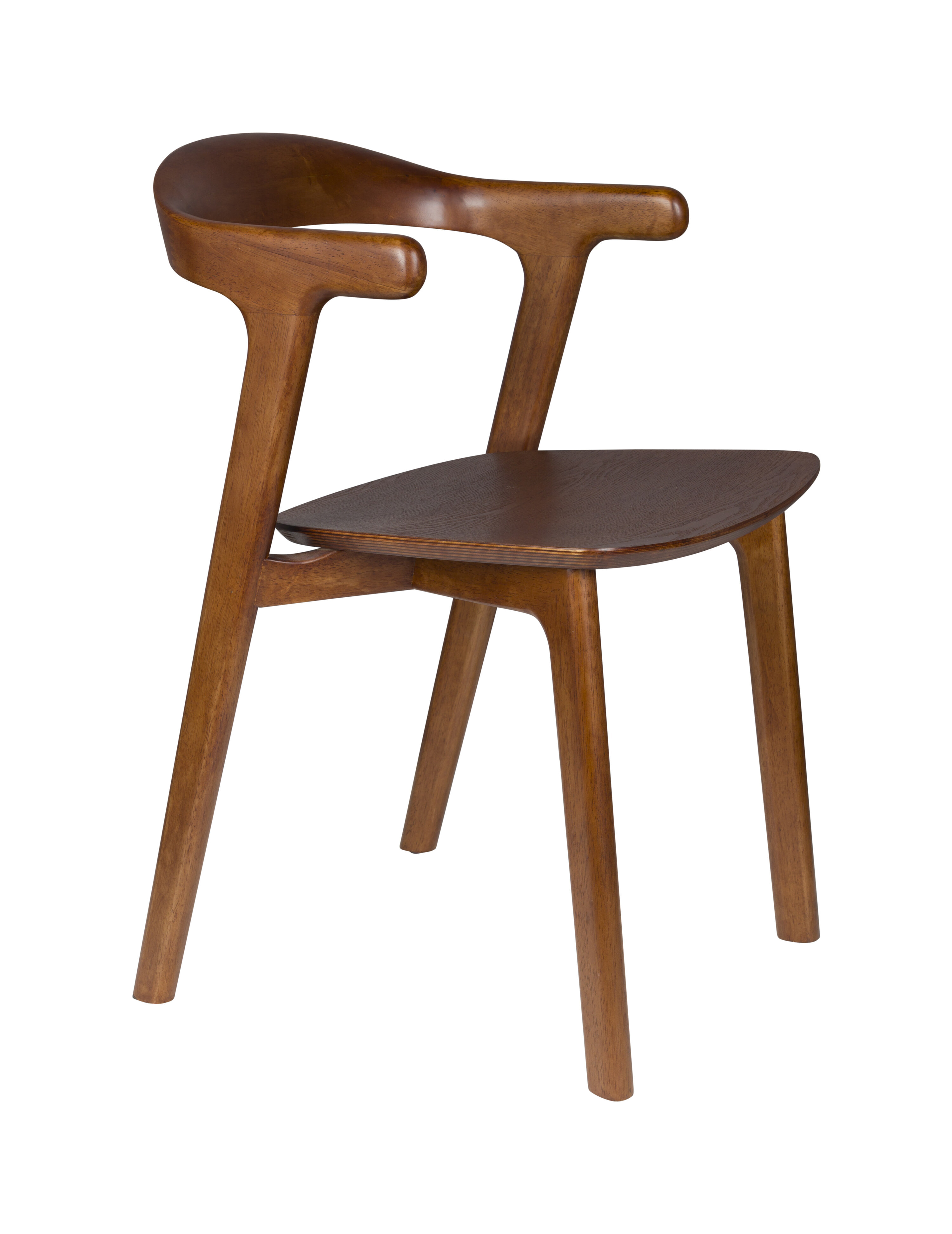 Zuiver Eetkamerstoel Northwood Hout - Walnoot