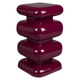 Dutchbone Krukje/Bijzettafel 'Stubby' kleur Bordeaux