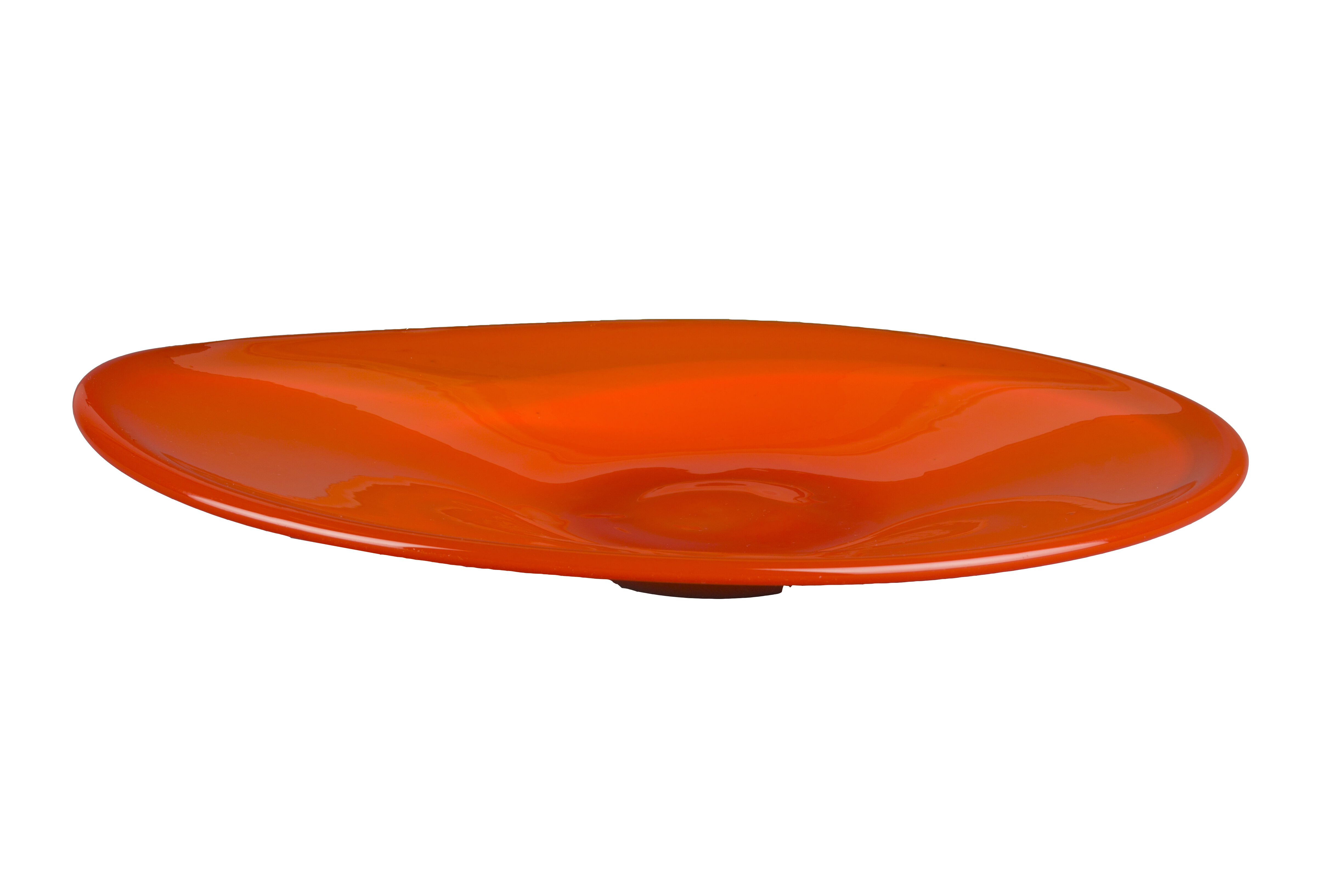 Dutchbone Schaal Gable Glas - Oranje