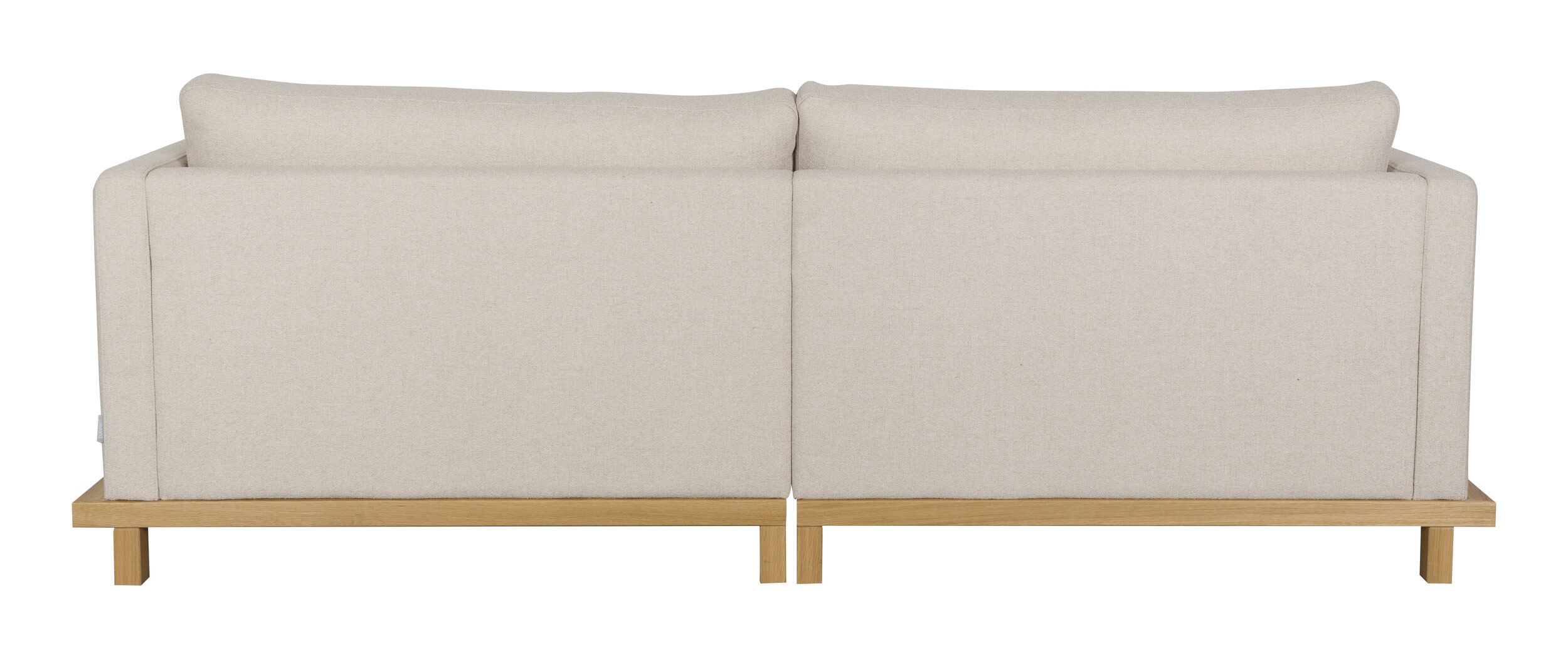 Zuiver 3-zits Bank 'Blossom' Bouclé en geweven stof, kleur Zand