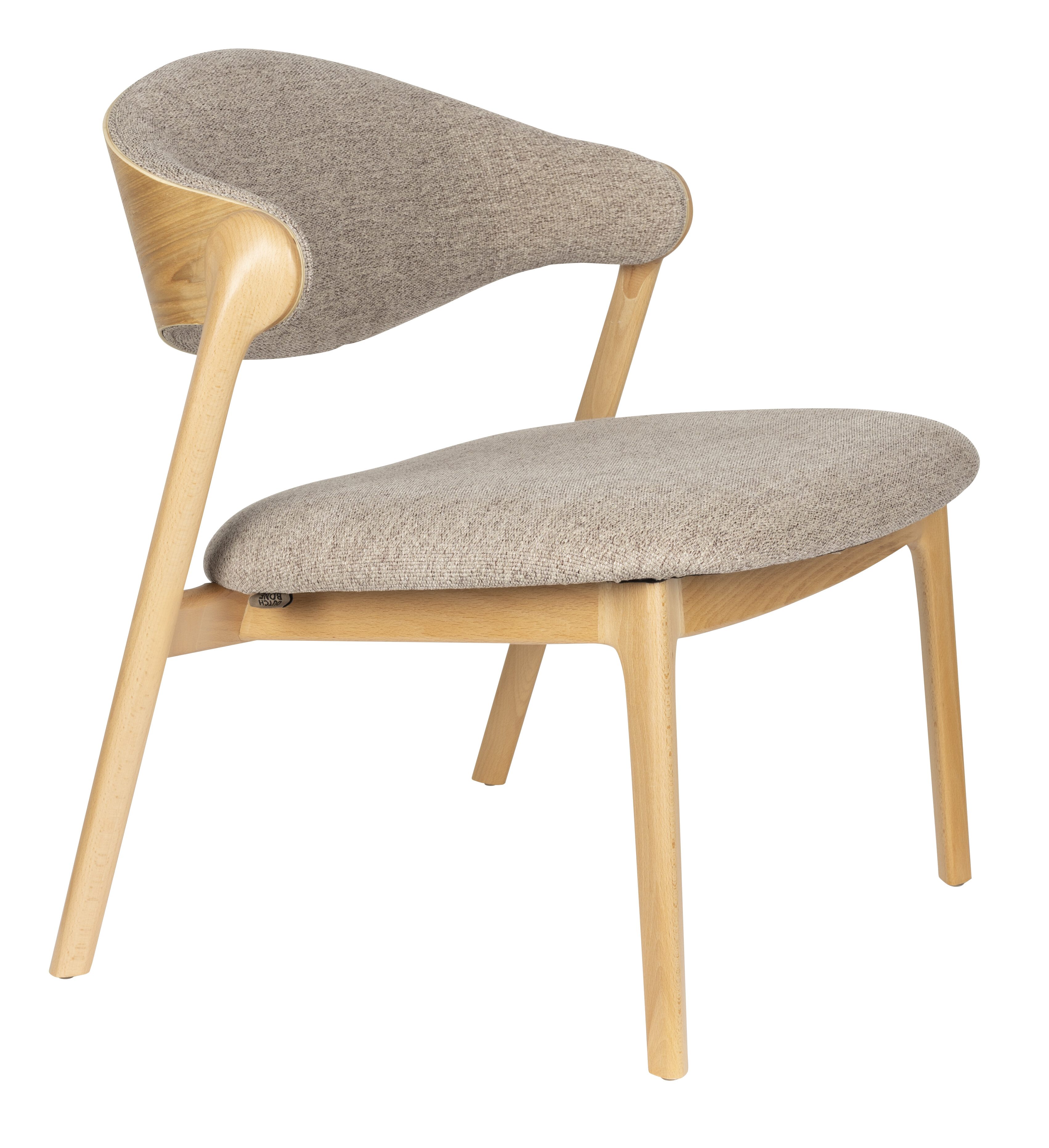 Dutchbone Fauteuil 'Babington' Stof en beukenhout