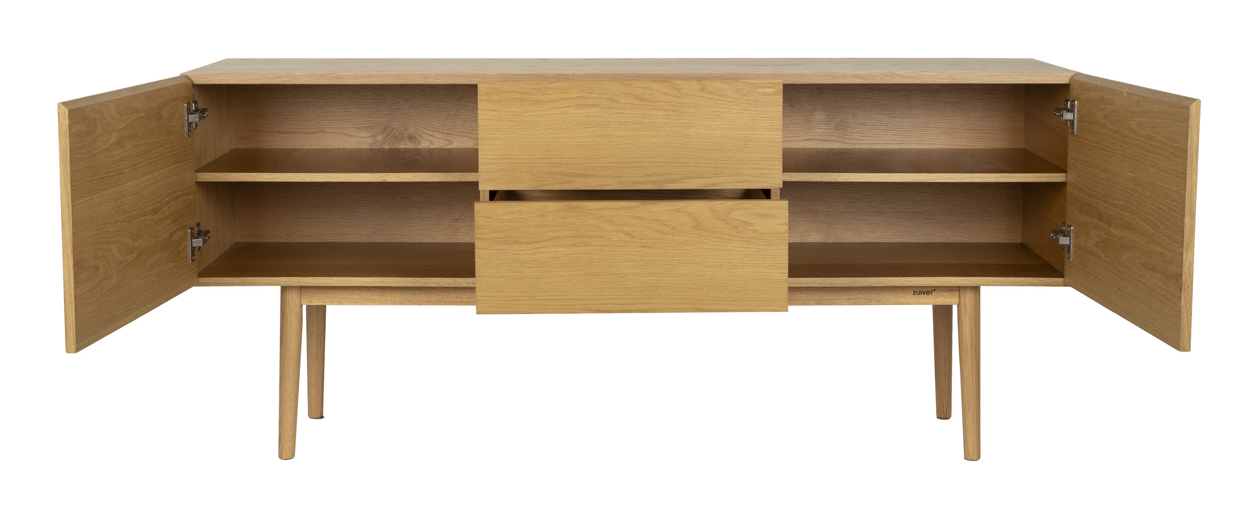 Zuiver Dressoir 'High on Wood' Eikenhout, 160cm