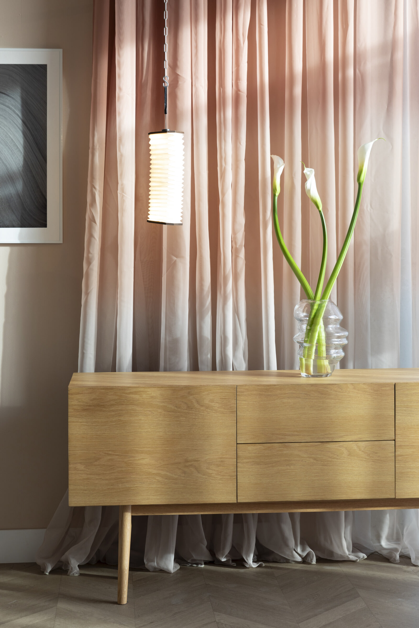 Zuiver Dressoir 'High on Wood' Eikenhout, 160cm