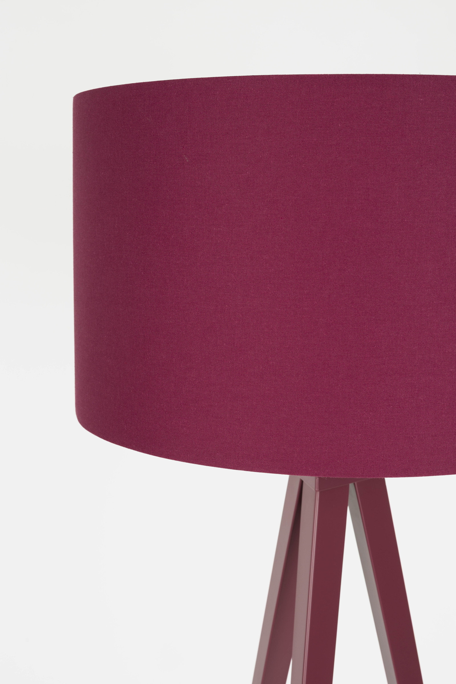 Zuiver Vloerlamp 'Tripod' 157cm, kleur Marsala