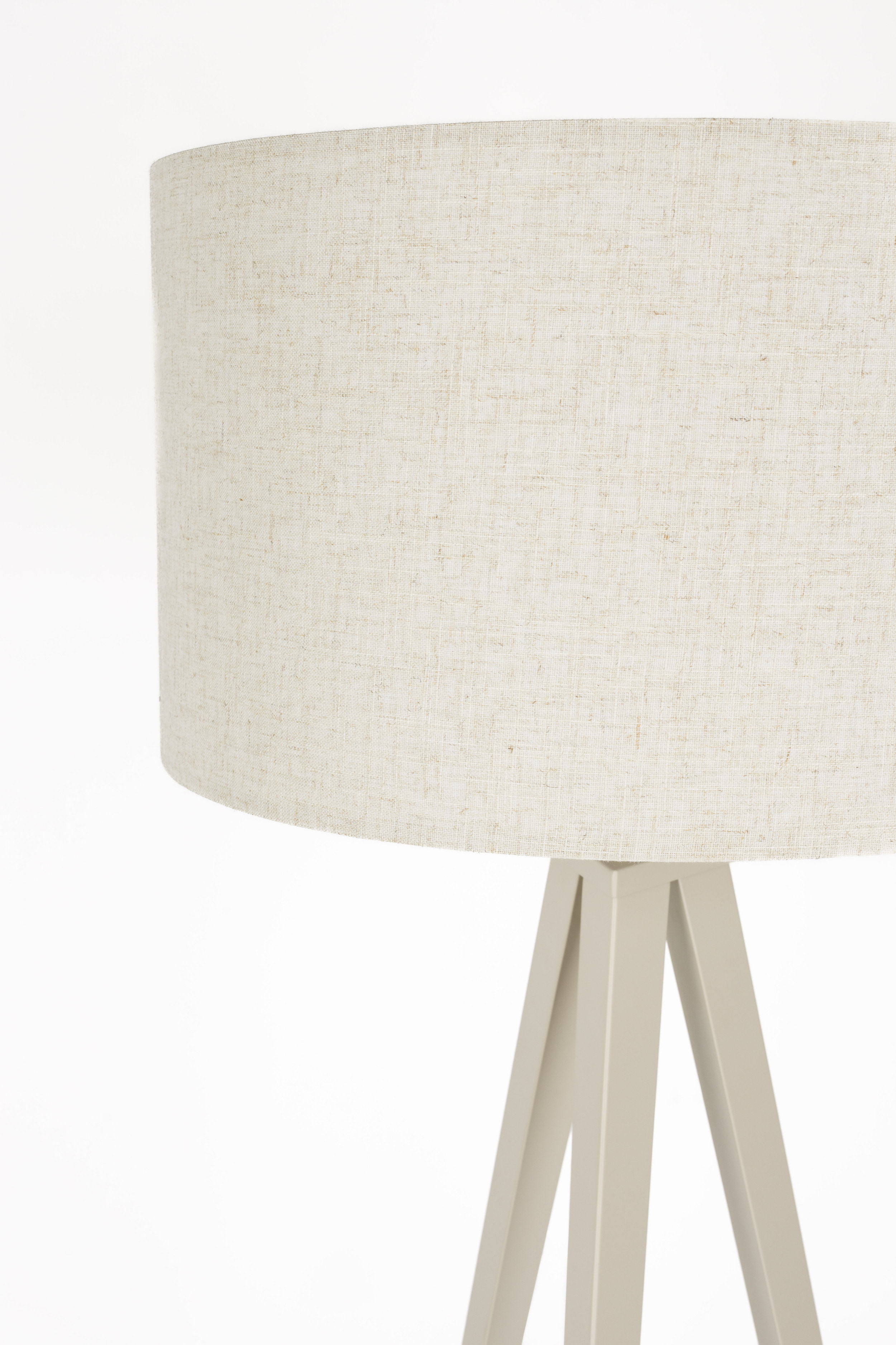 Zuiver Vloerlamp 'Tripod' 157cm, kleur Beige