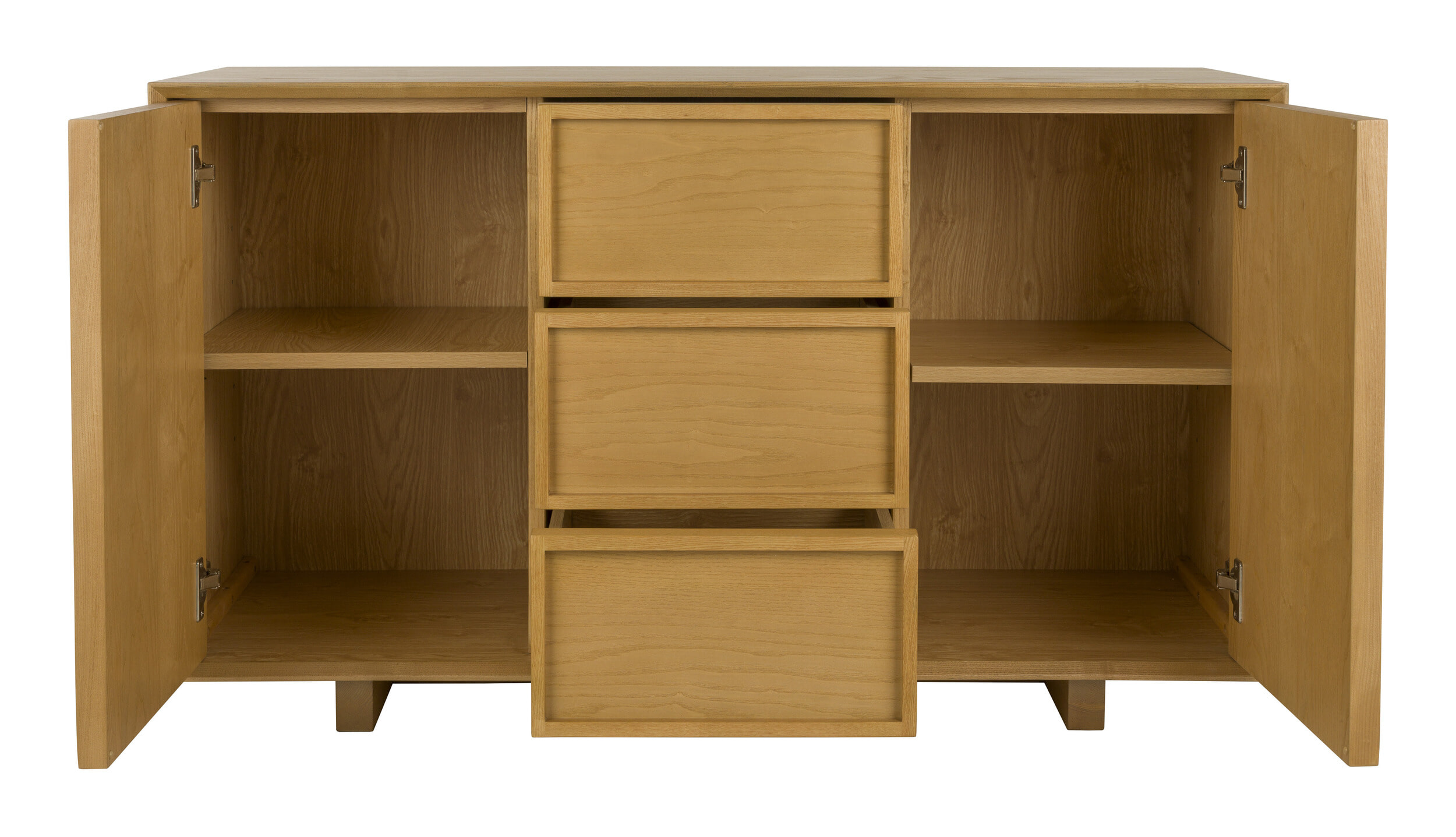 Zuiver Dressoir 'Raster' Essenhout, 120cm