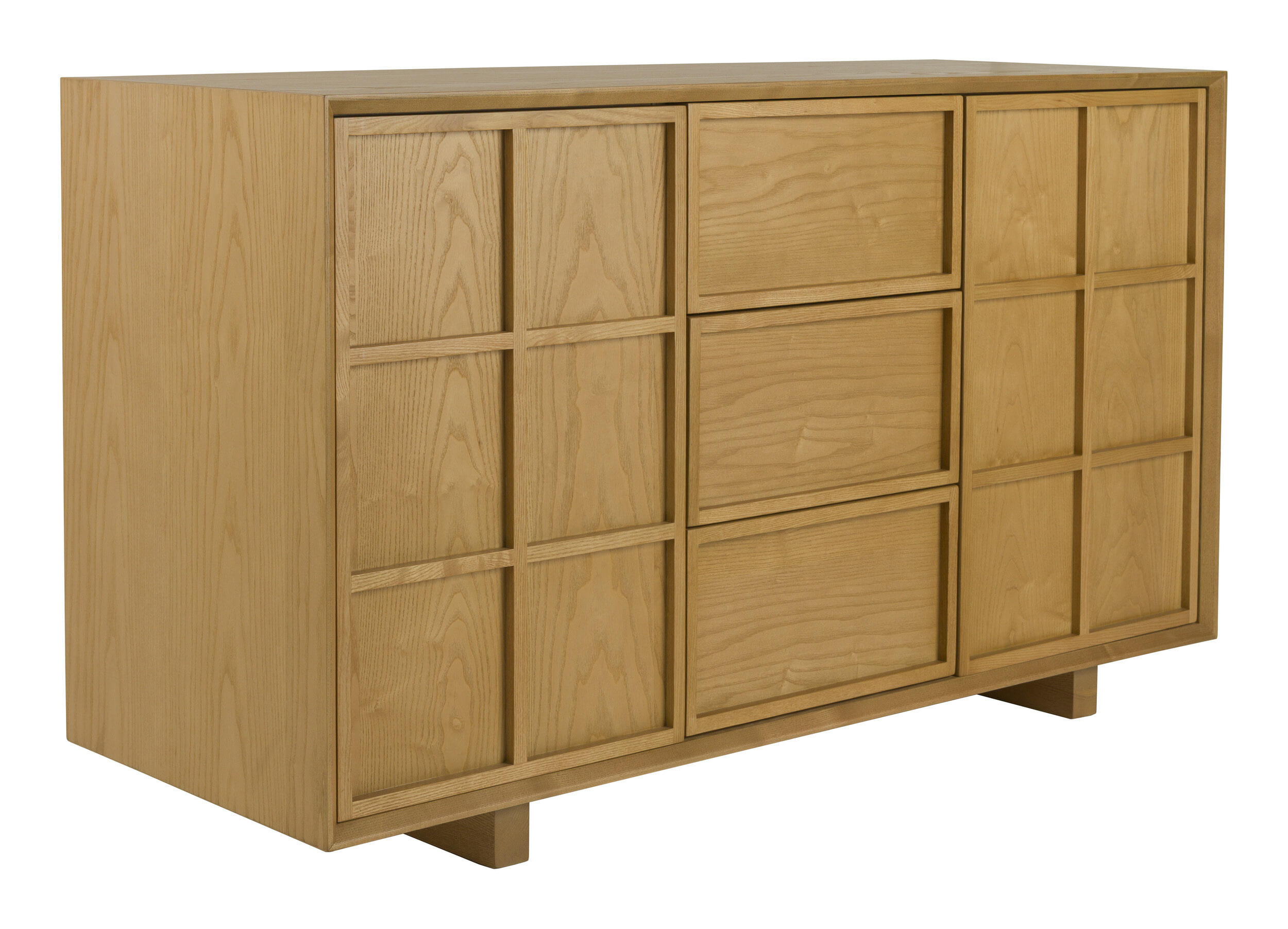 Zuiver Dressoir 'Raster' Essenhout, 120cm