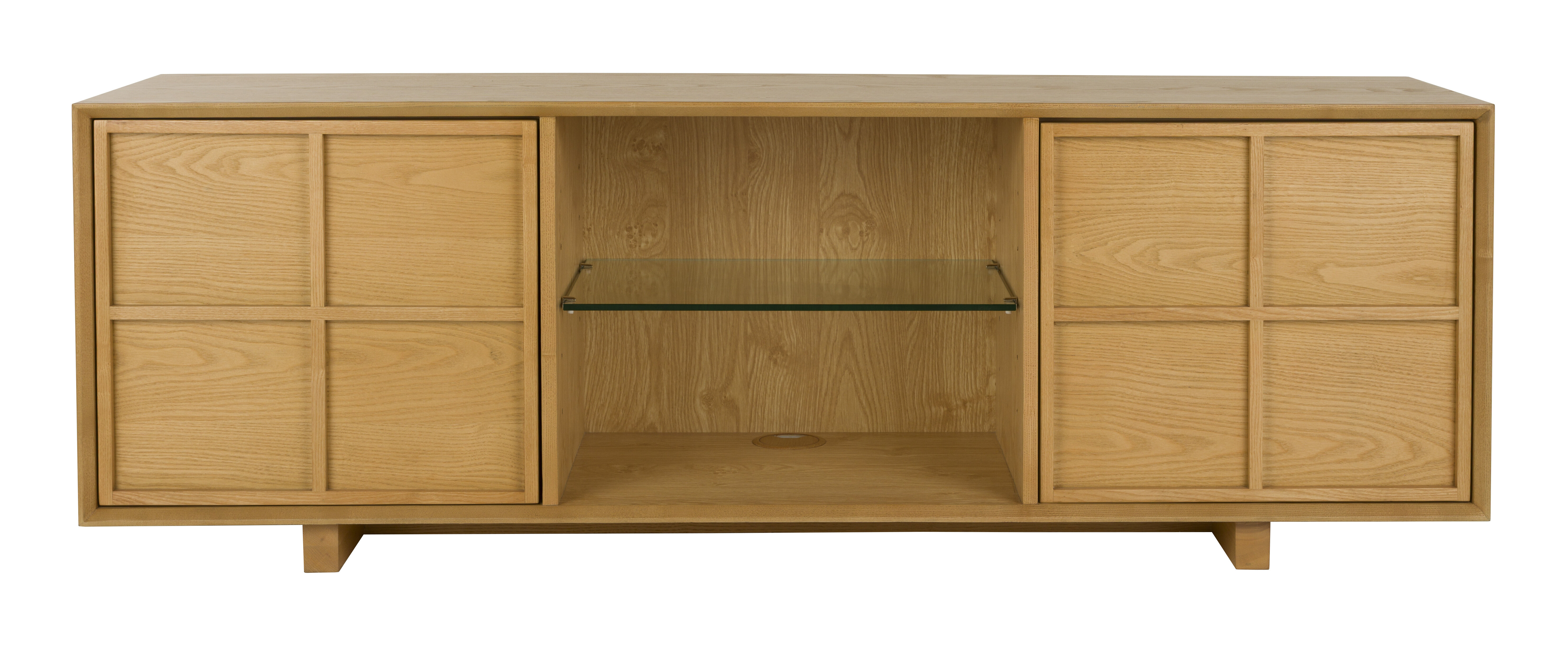 Zuiver TV-meubel Raster Essenhout, 160cm - Naturel