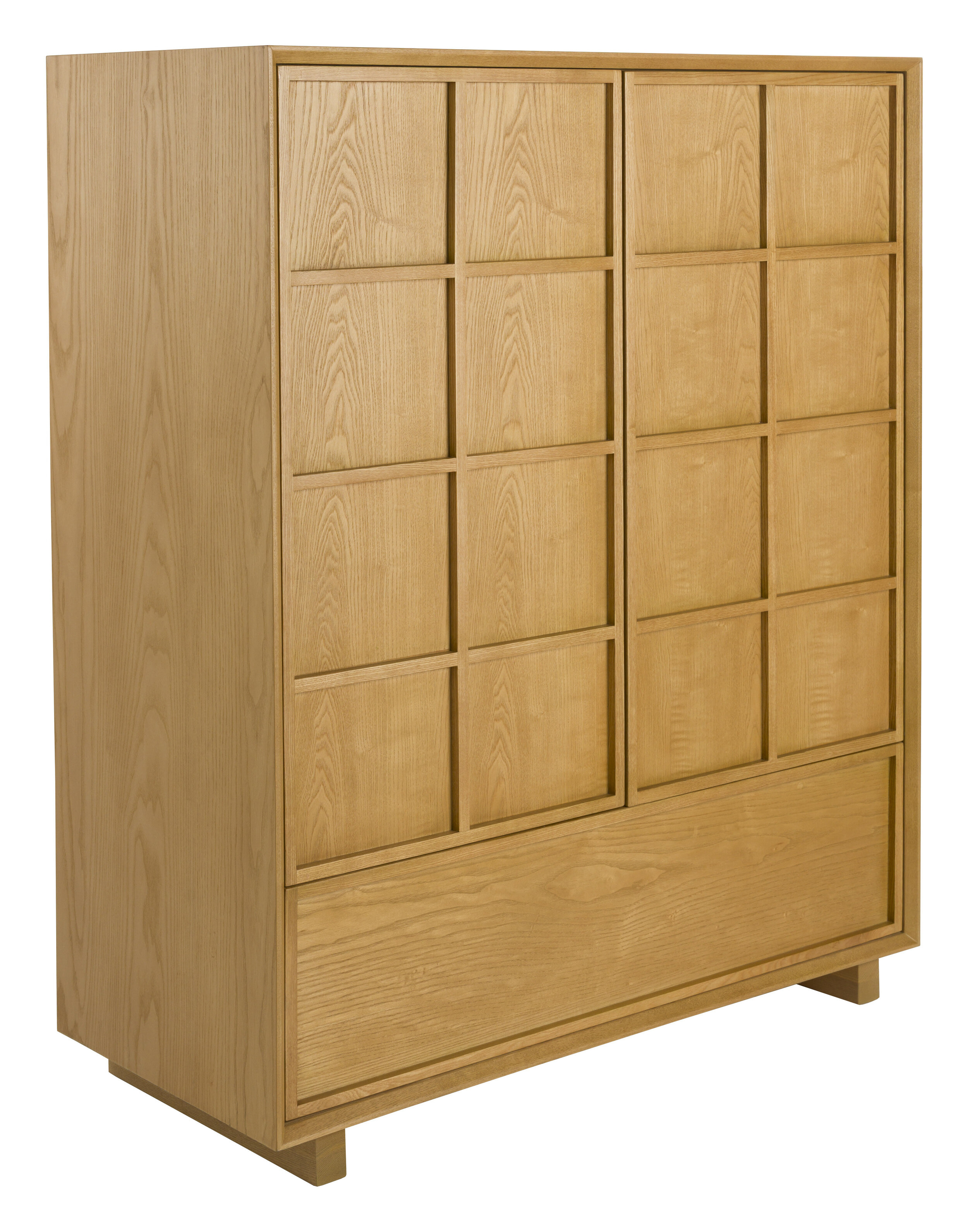 Zuiver Opbergkast 'Raster' Essenhout, 120 x 100cm
