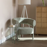 Zuiver Fauteuil 'Heels' Geweven stof, kleur Groen