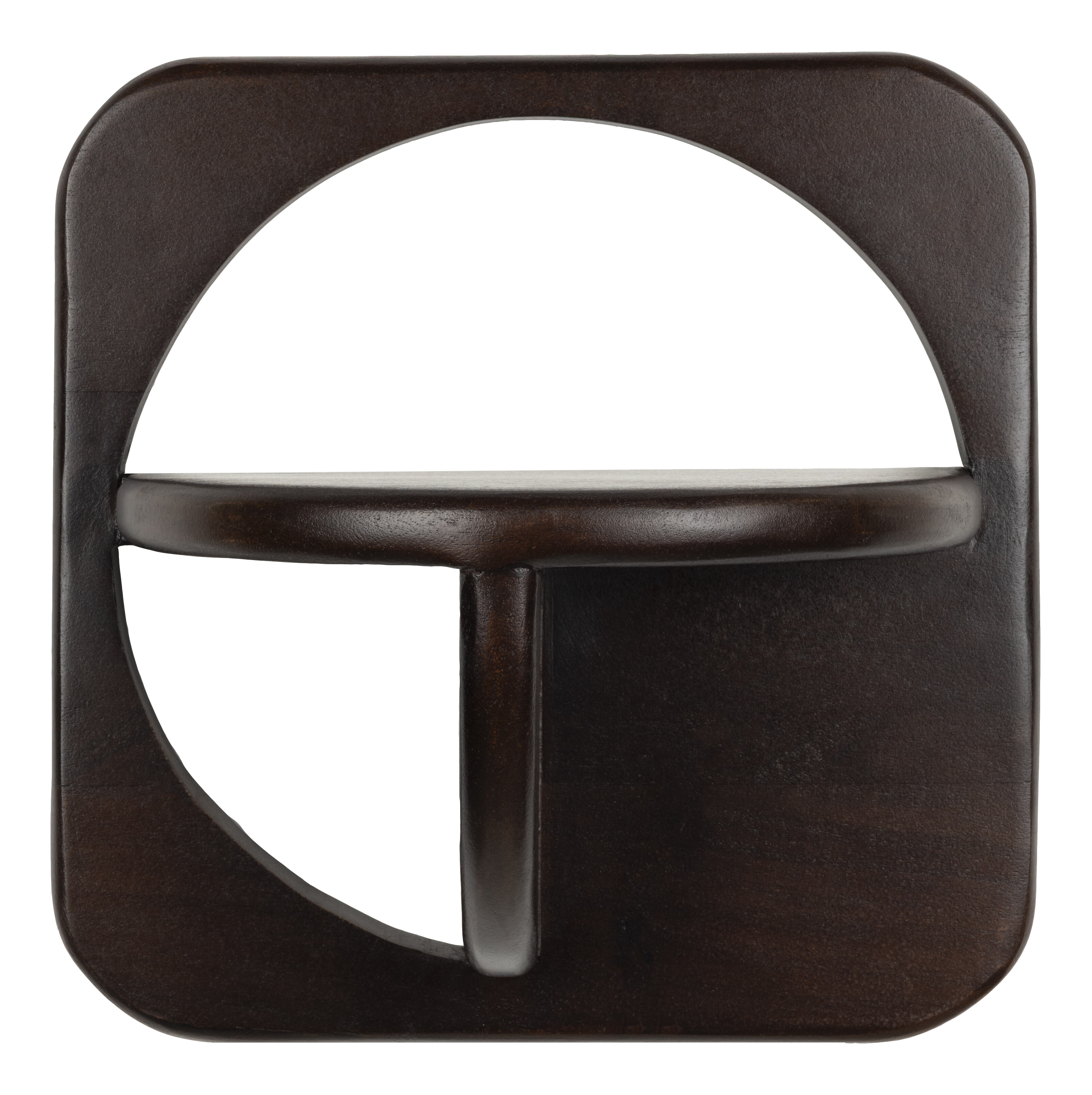 ZILT Wandplank 'Falynn' Walnootlook, Set van 2 stuks