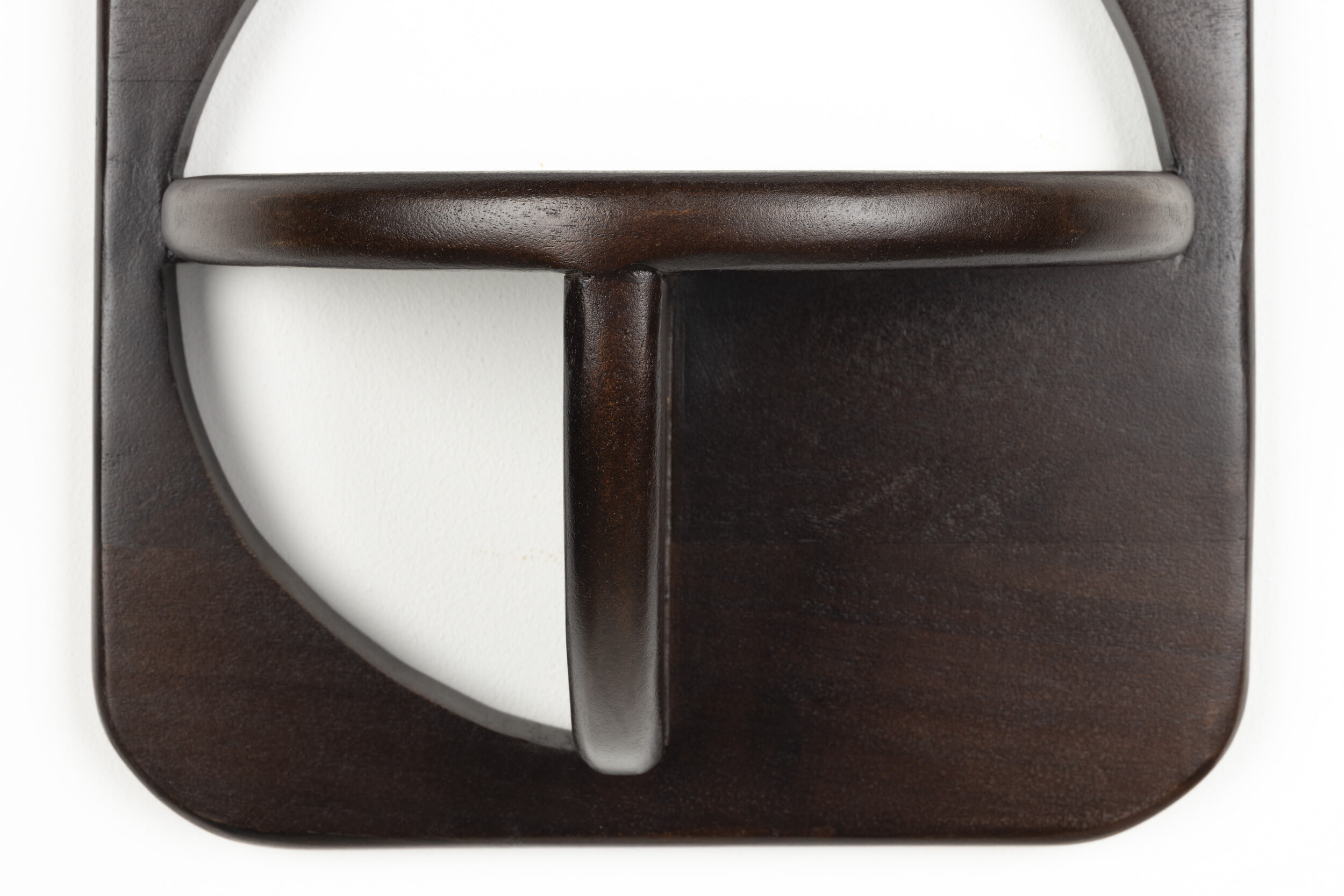 ZILT Wandplank 'Falynn' Walnootlook, Set van 2 stuks