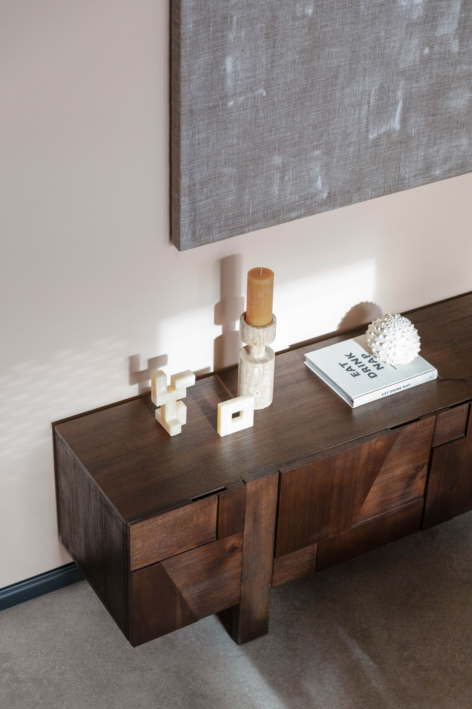 Dutchbone TV-meubel 'Bruneau' Acaciahout, 188cm