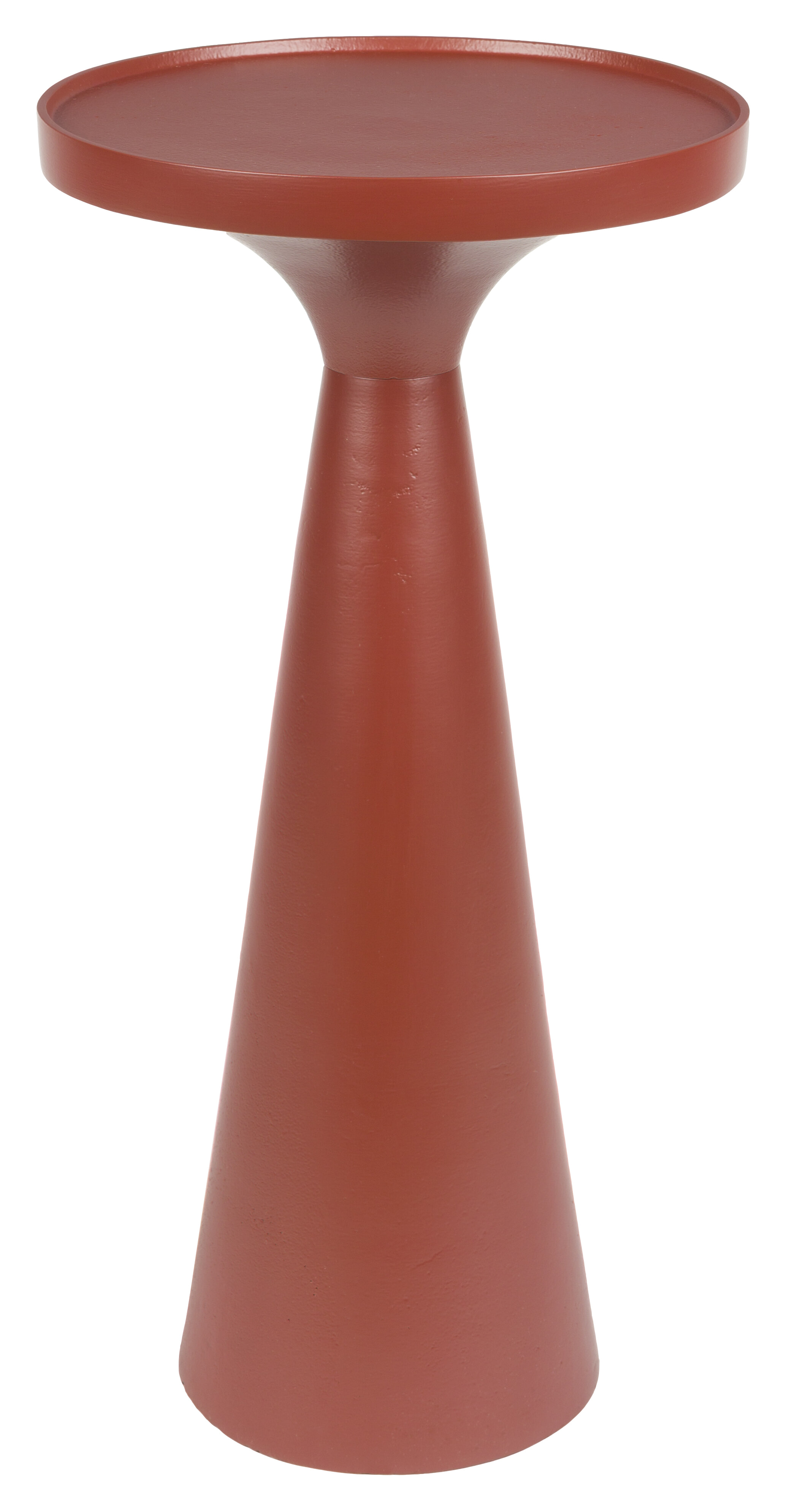 Zuiver Ronde Bijzettafel 'Floss' 28cm, kleur Marsala