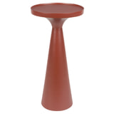 Zuiver Ronde Bijzettafel 'Floss' 28cm, kleur Marsala