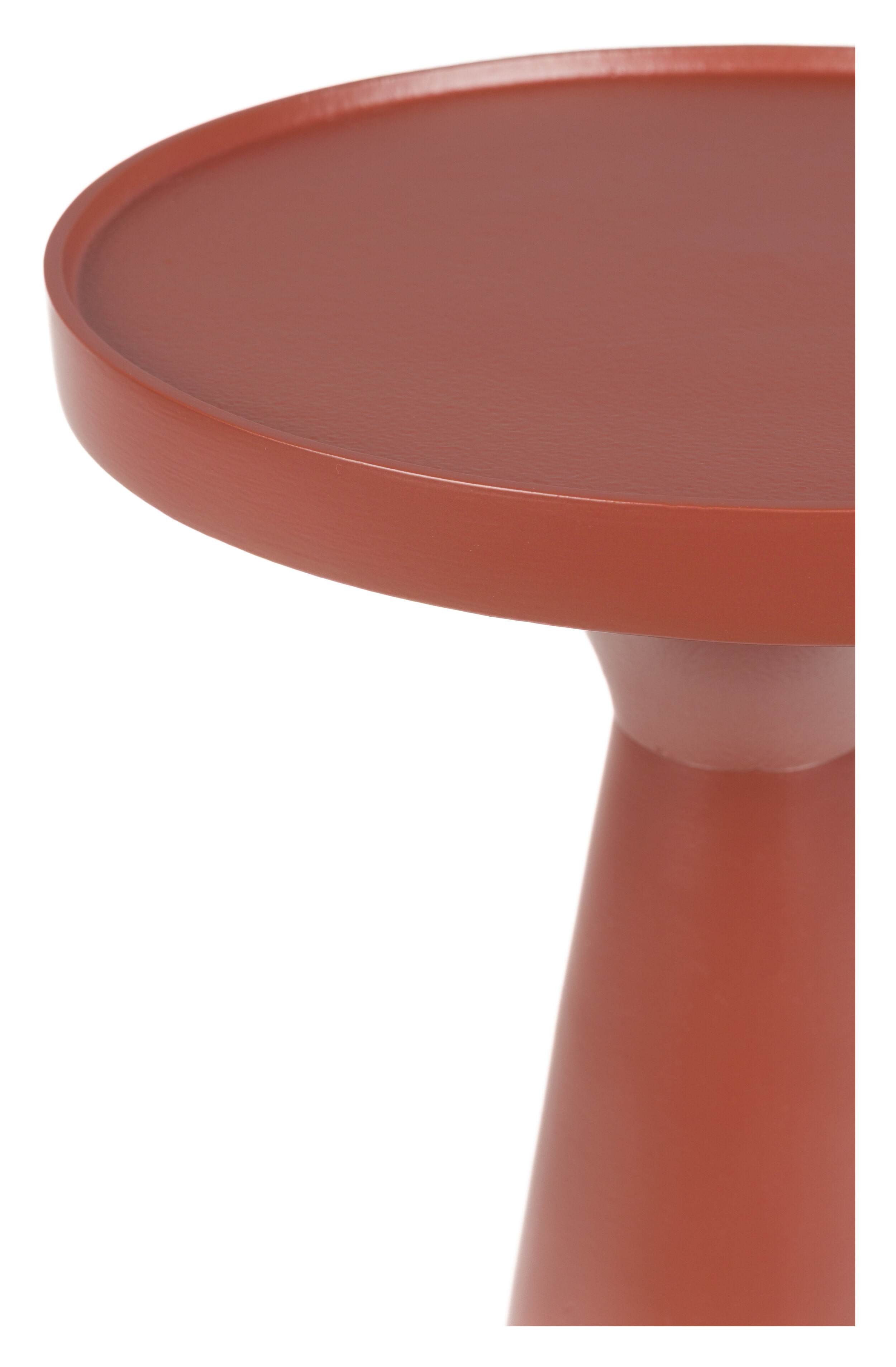 Zuiver Ronde Bijzettafel 'Floss' 28cm, kleur Marsala