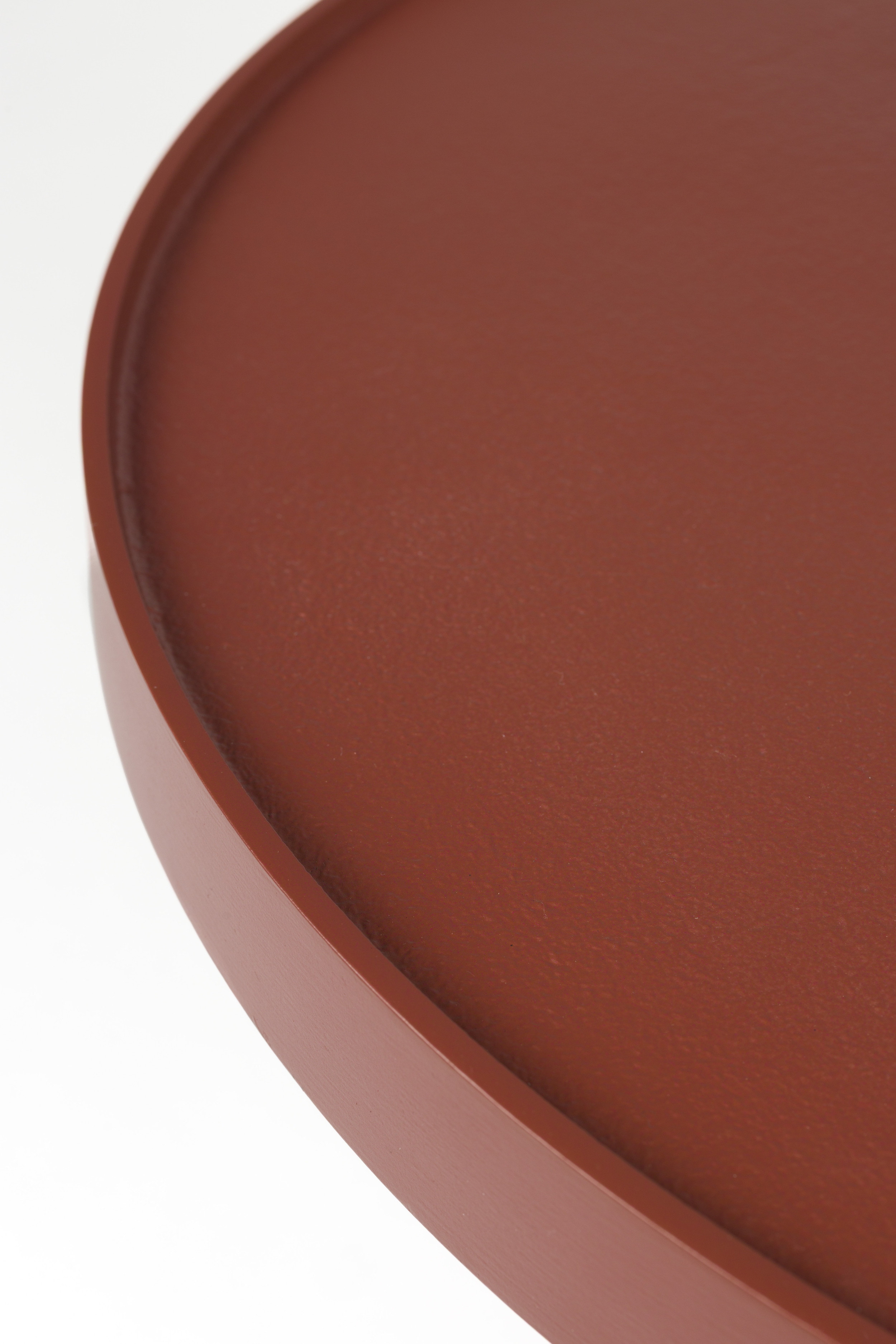 Zuiver Ronde Salontafel 'Floss' 60cm, kleur Marsala