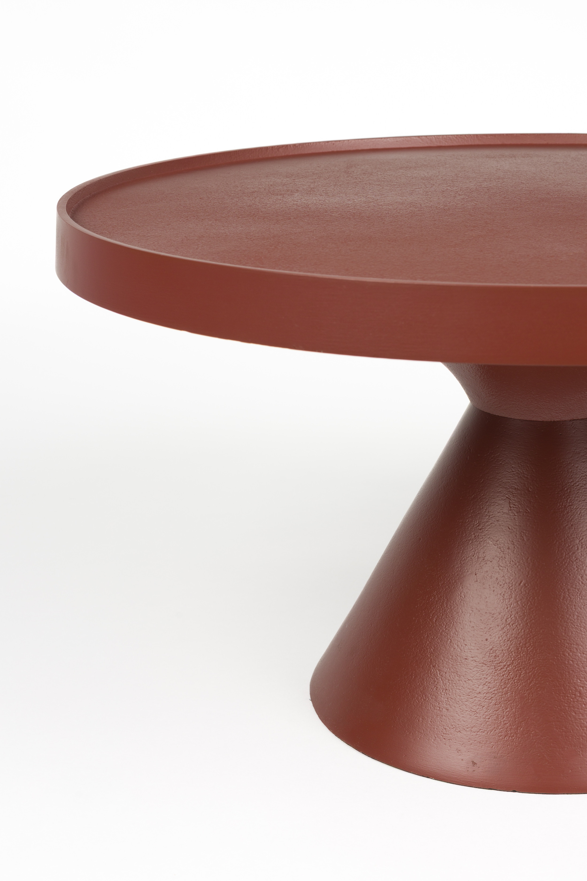 Zuiver Ronde Salontafel 'Floss' 60cm, kleur Marsala