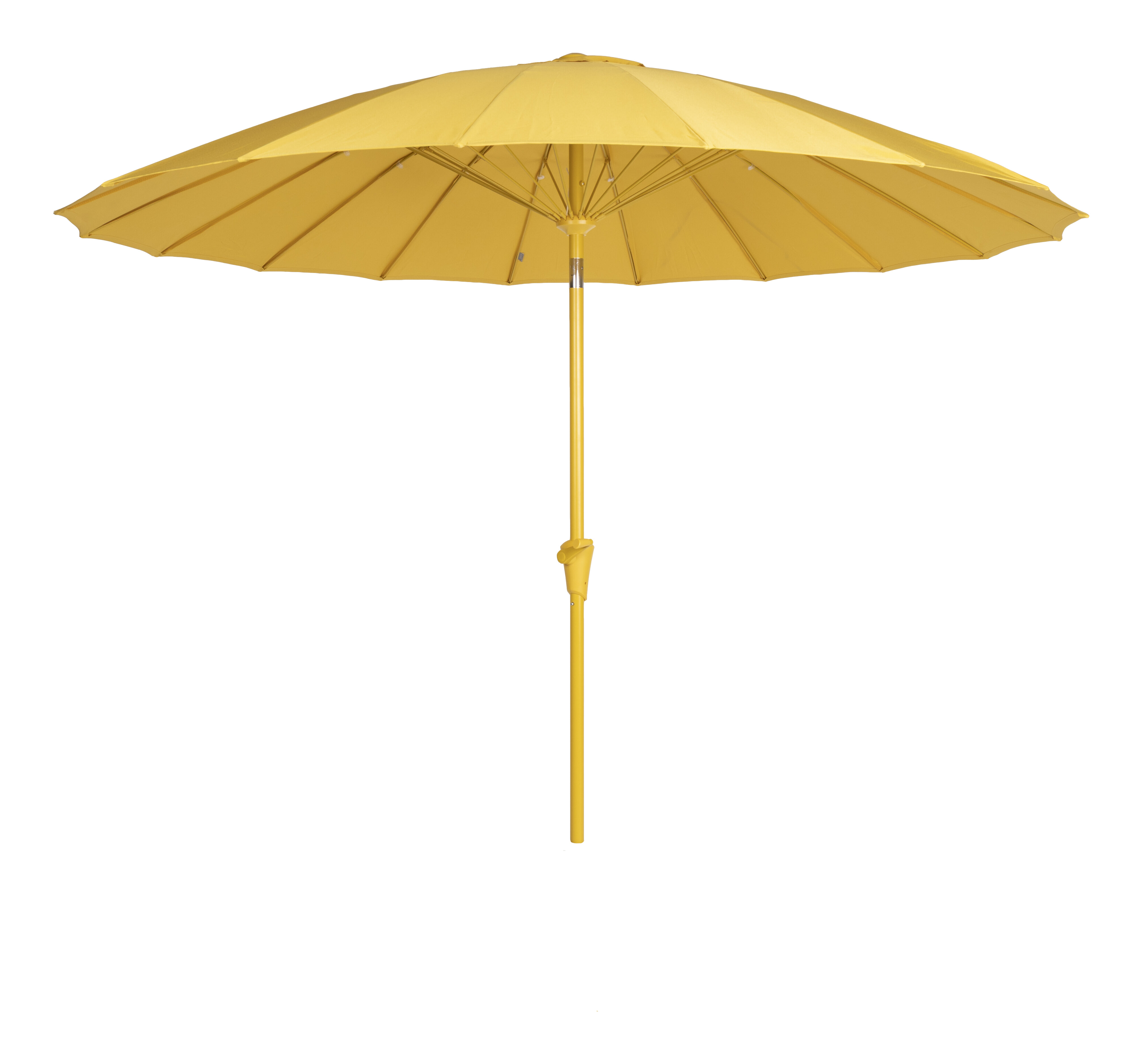Zuiver Parasol 'Sunshine' 250cm, kleur Geel