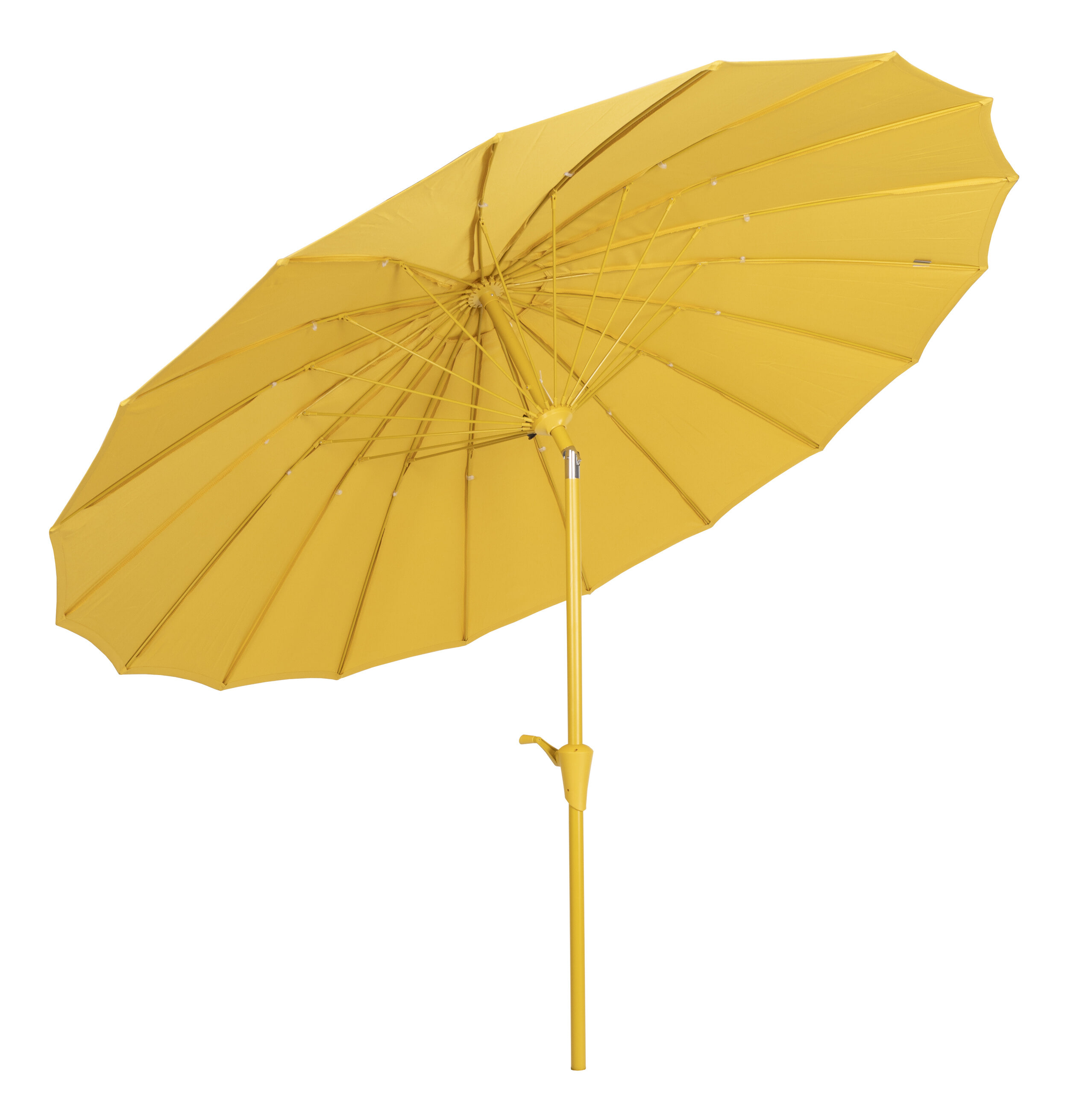 Zuiver Parasol 'Sunshine' 250cm, kleur Geel