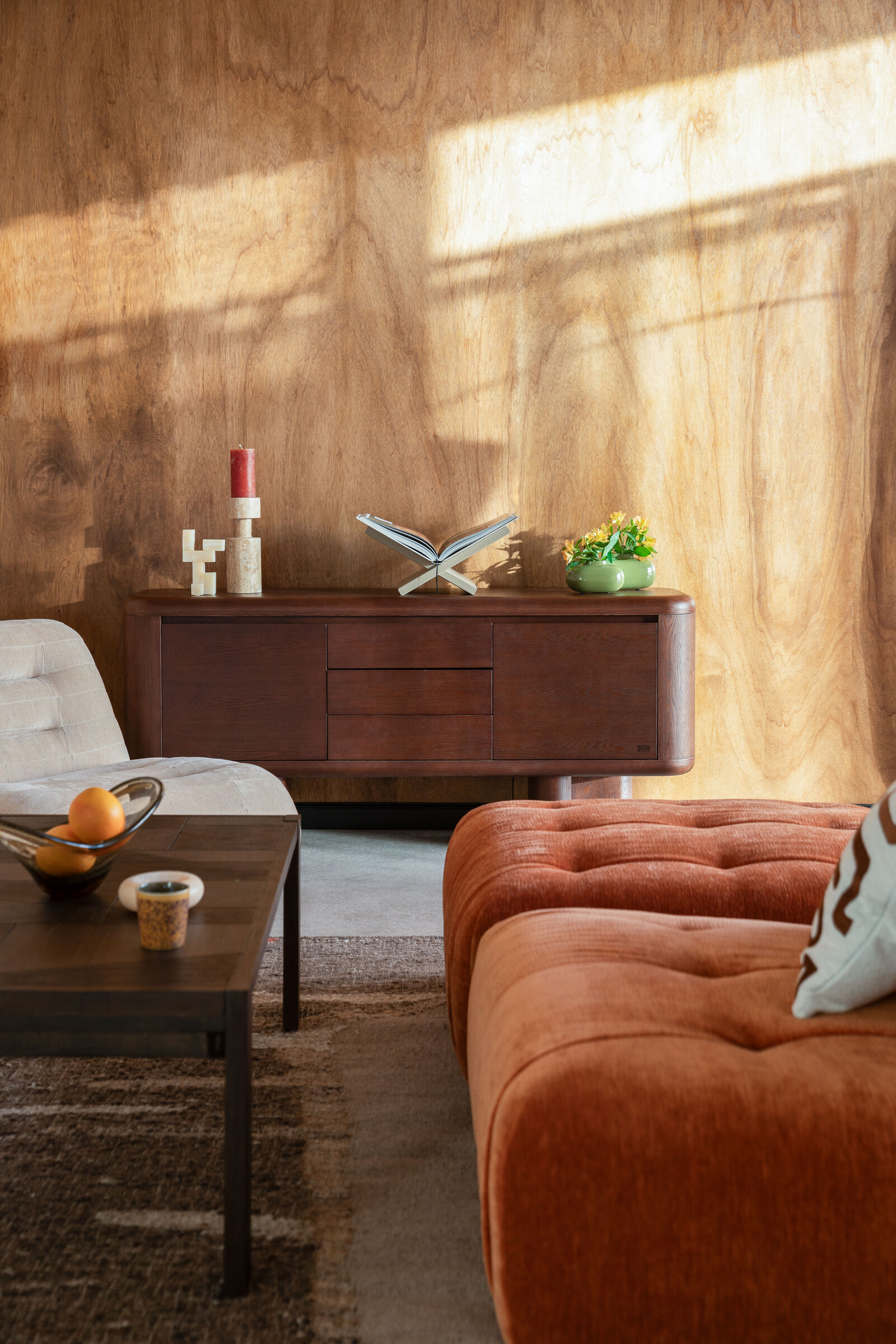 Dutchbone TV-meubel 'Herman' Walnootlook, 160cm