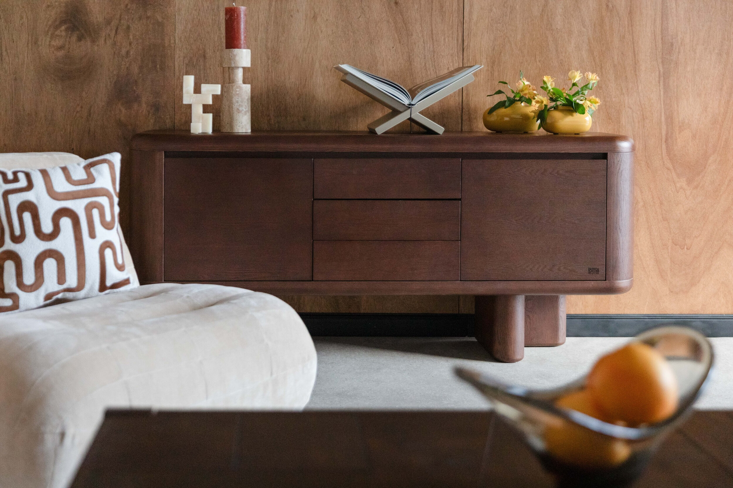 Dutchbone TV-meubel 'Herman' Walnootlook, 160cm