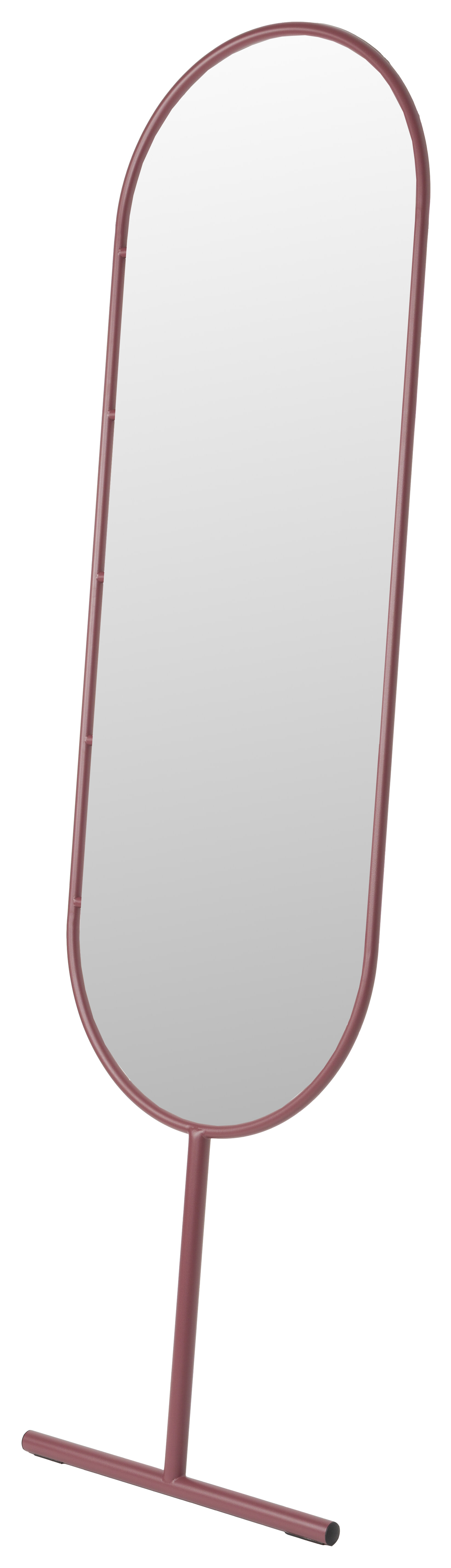 Zuiver Ovale Spiegel 'Tess' 165 x 38cm, kleur Marsala