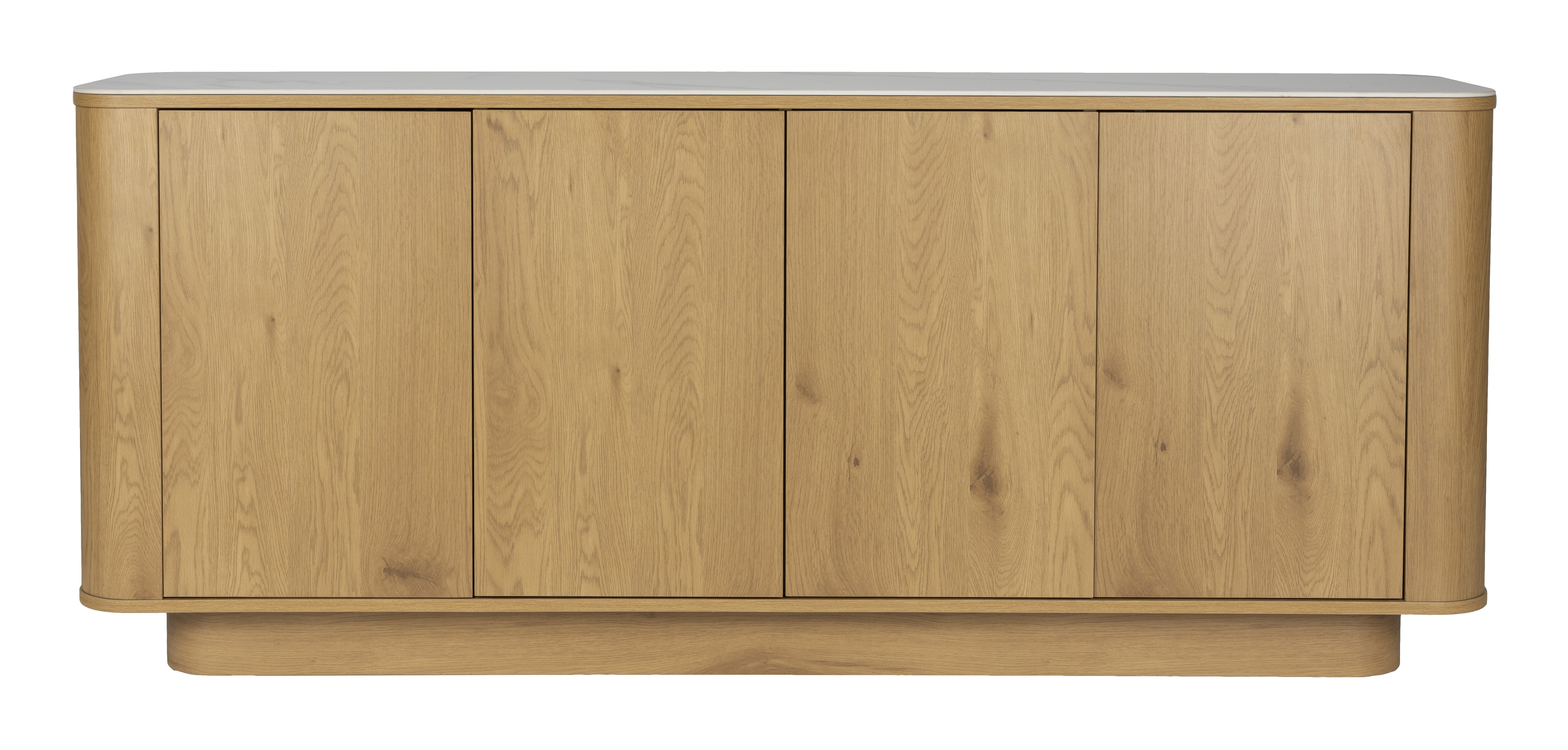 ZILT Dressoir 'Nathen' Eiken en marmerlook, 180cm
