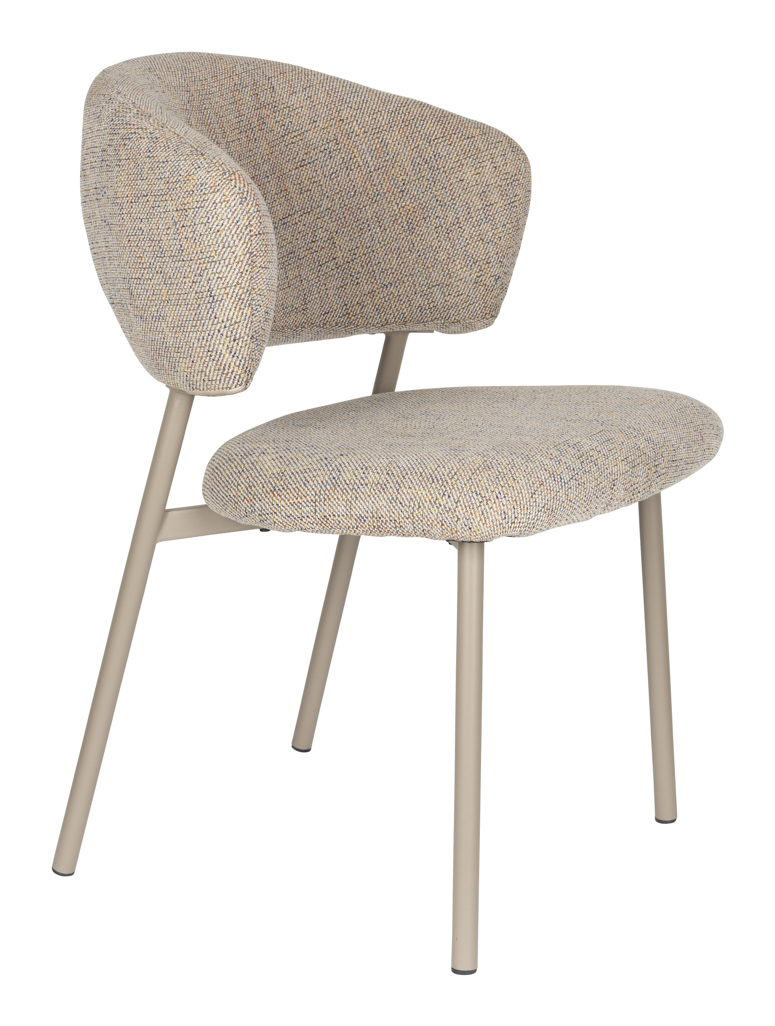 ZILT Eetkamerstoel 'Tor' Gemêleerde stof