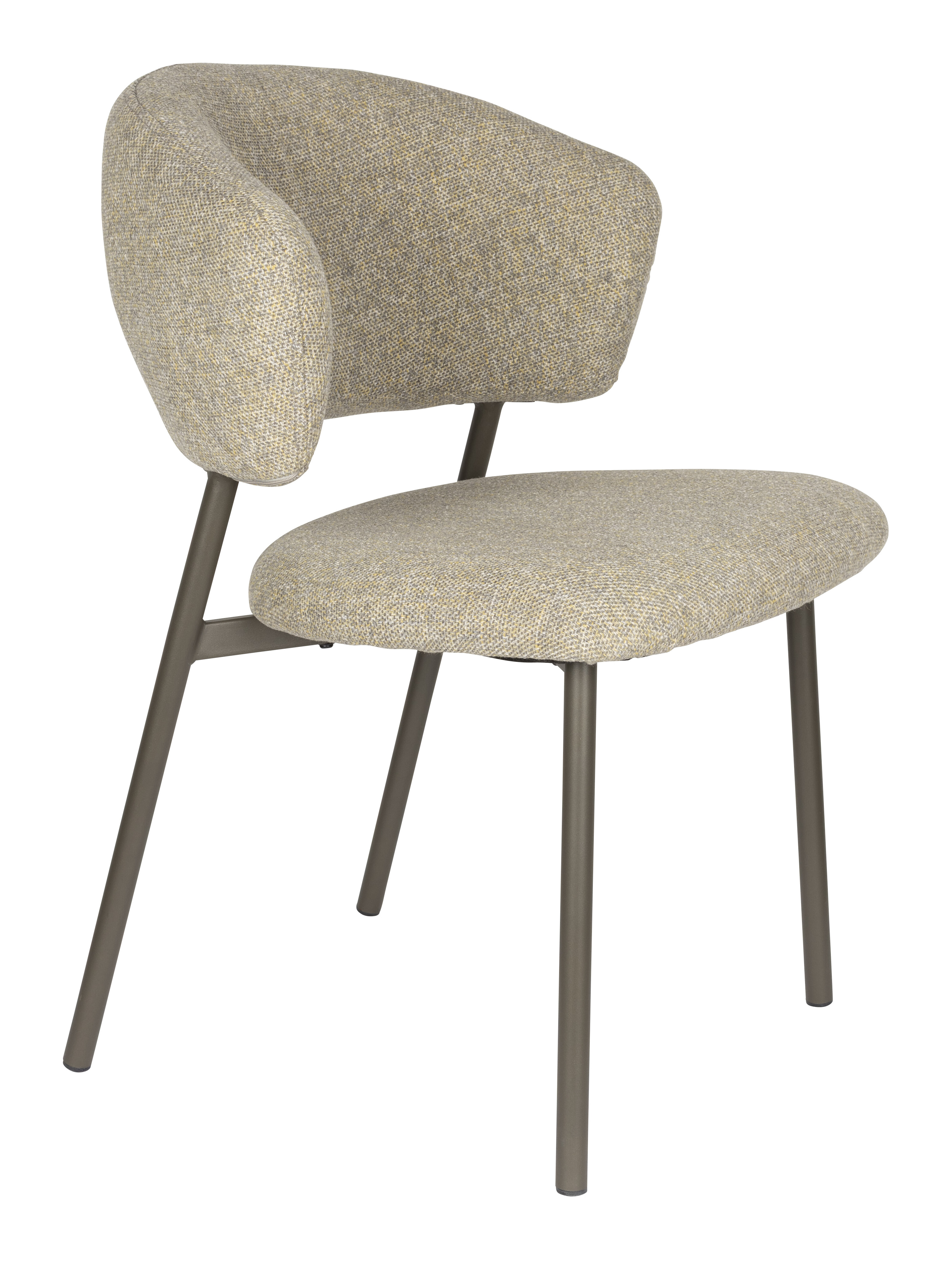 ZILT Eetkamerstoel Tor Gemêleerde stof - Groen