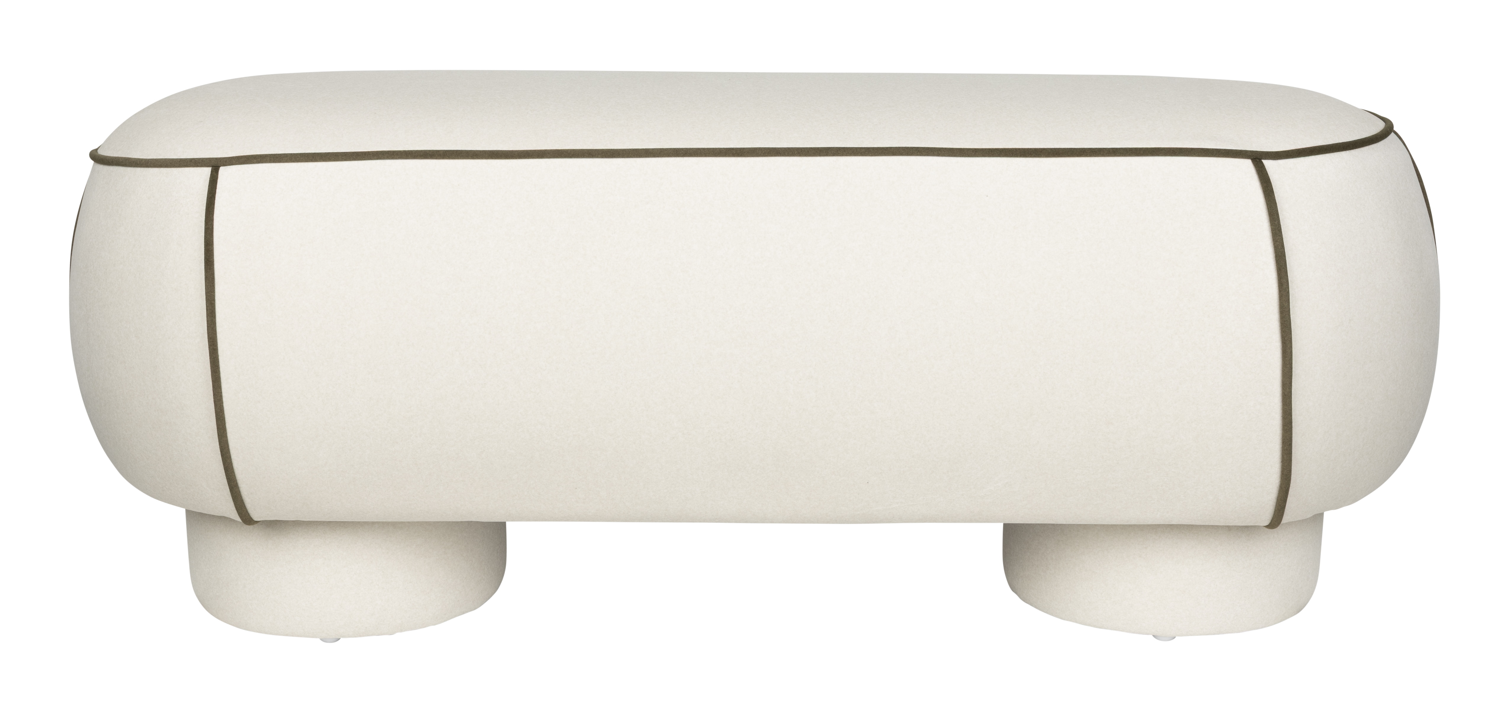 ZILT Hocker Jannetta 121 x 44cm - Wit