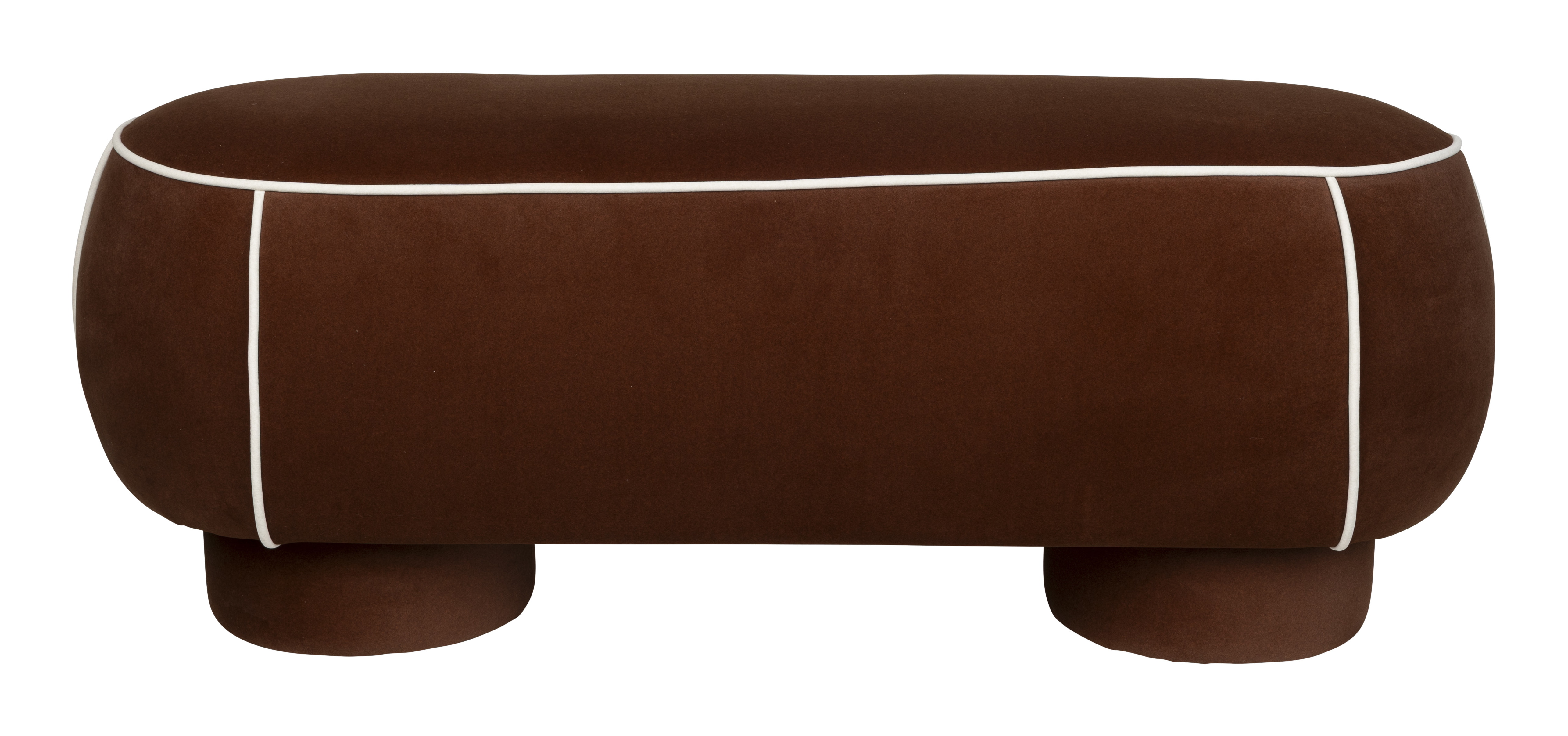 ZILT Hocker Jannetta 121 x 44cm - Rood